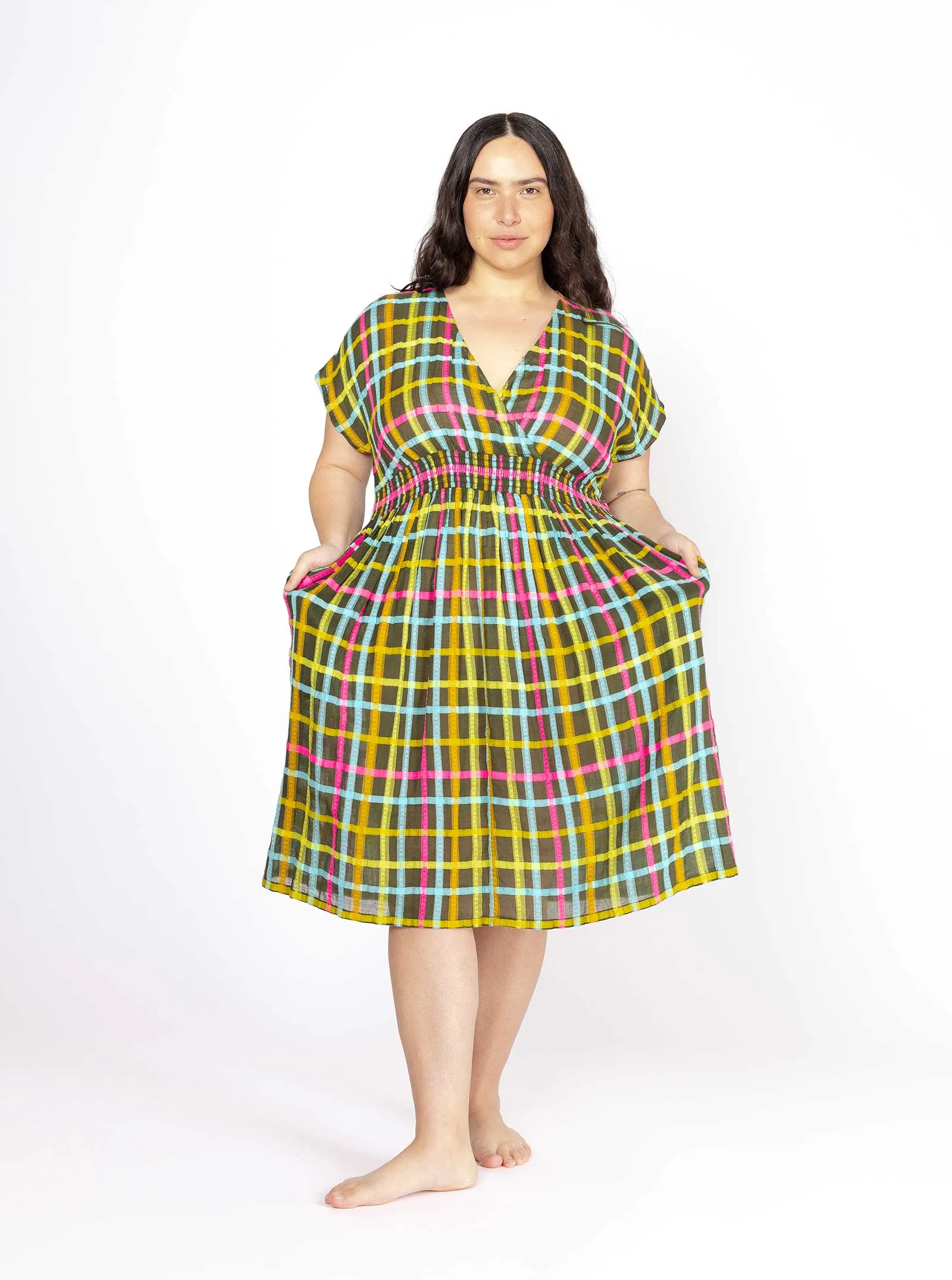 sample sale | wilma dress juniper | XXS-M sold by Ace & Jig product image thumbnail 3