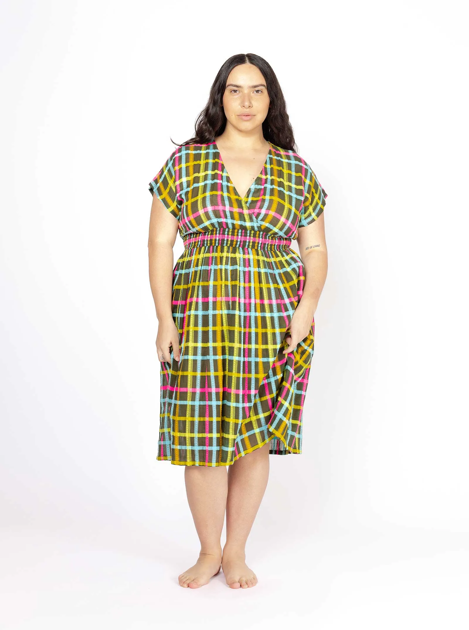 sample sale | wilma dress juniper | XXS-M sold by Ace & Jig