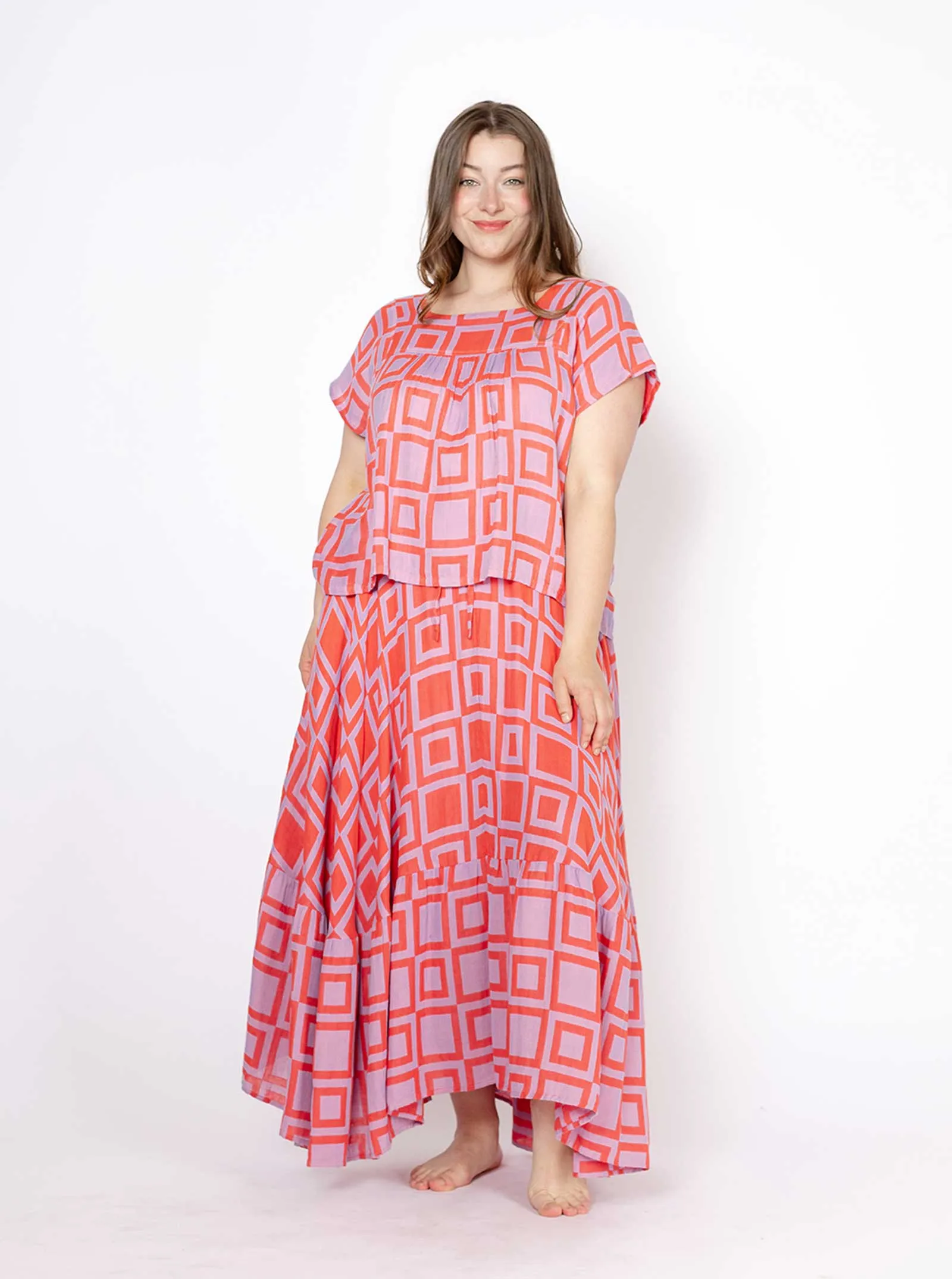 sample sale | lynne top lilac | XS-1X sold by Ace & Jig product image thumbnail 2