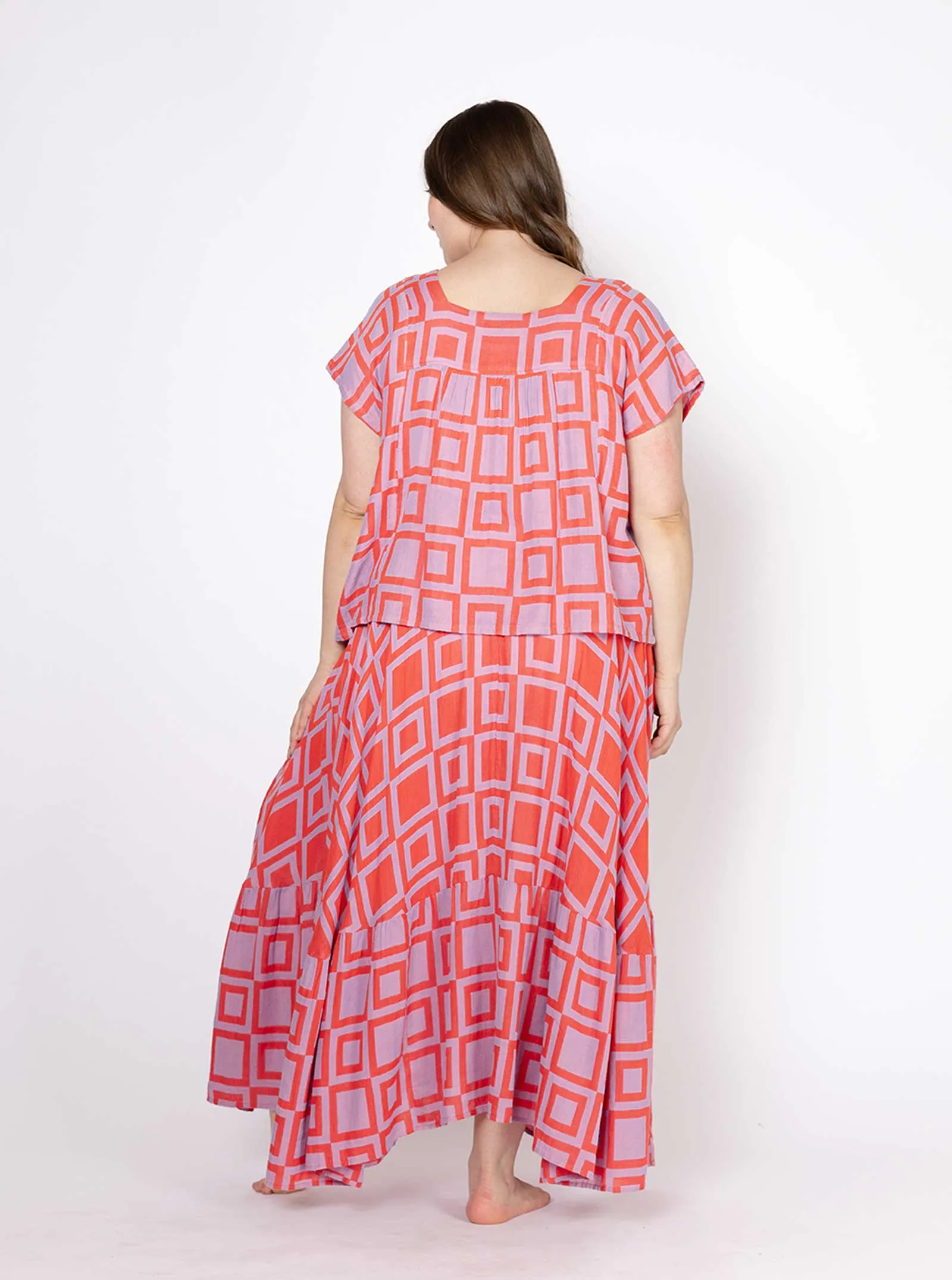 sample sale | lynne top lilac | XS-1X sold by Ace & Jig product image thumbnail 4