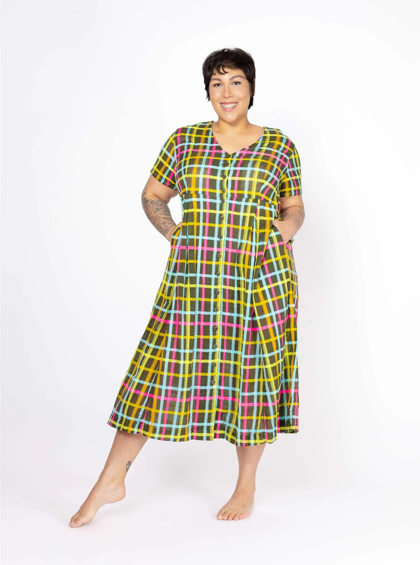 sample sale | joyce dress juniper | XXS-M sold by Ace & Jig