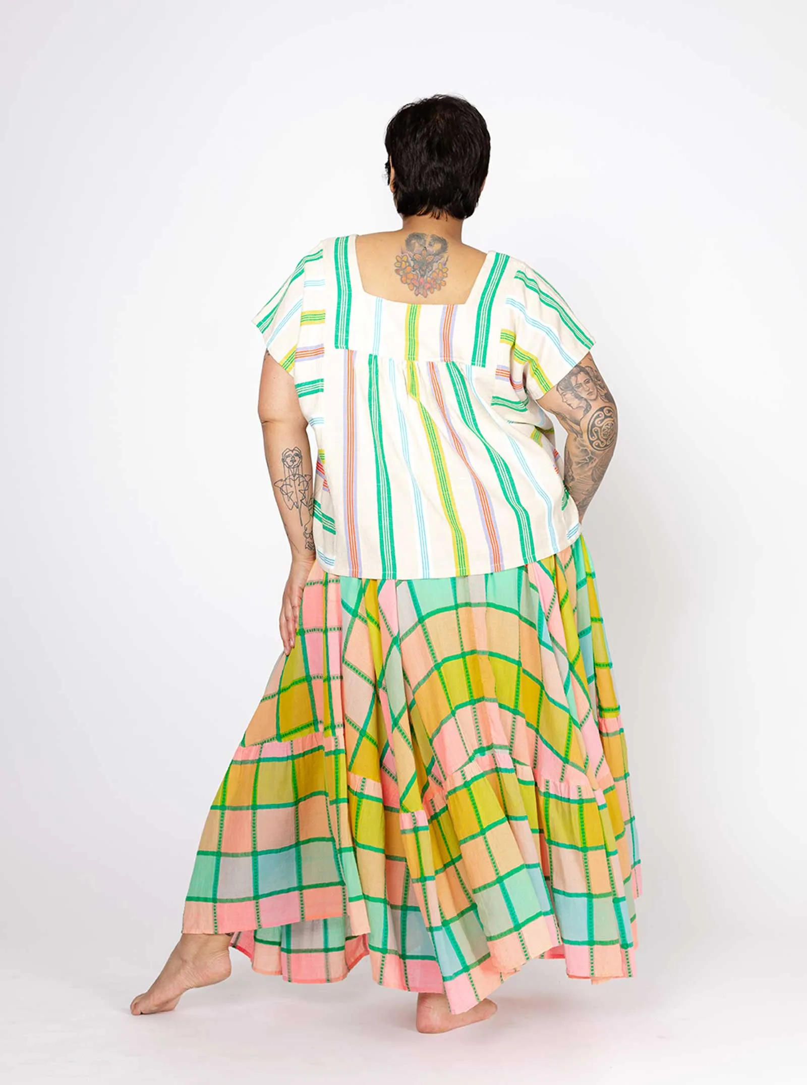 sample sale | lynne top lifeguard | XS-2X sold by Ace & Jig product image thumbnail 3