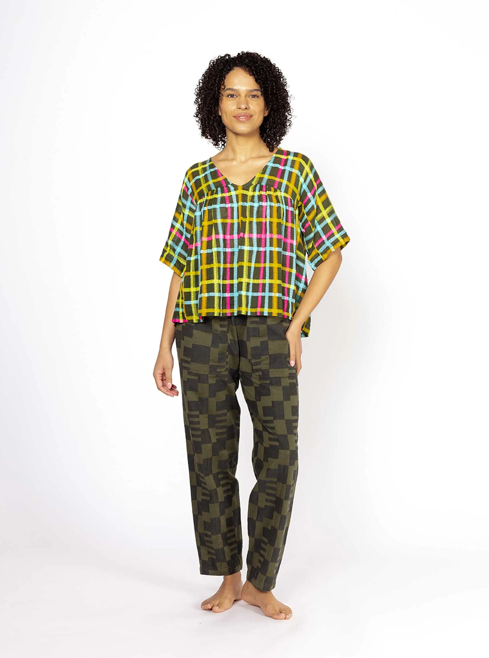 sample sale | maura top juniper | XS & S sold by Ace & Jig product image thumbnail 2