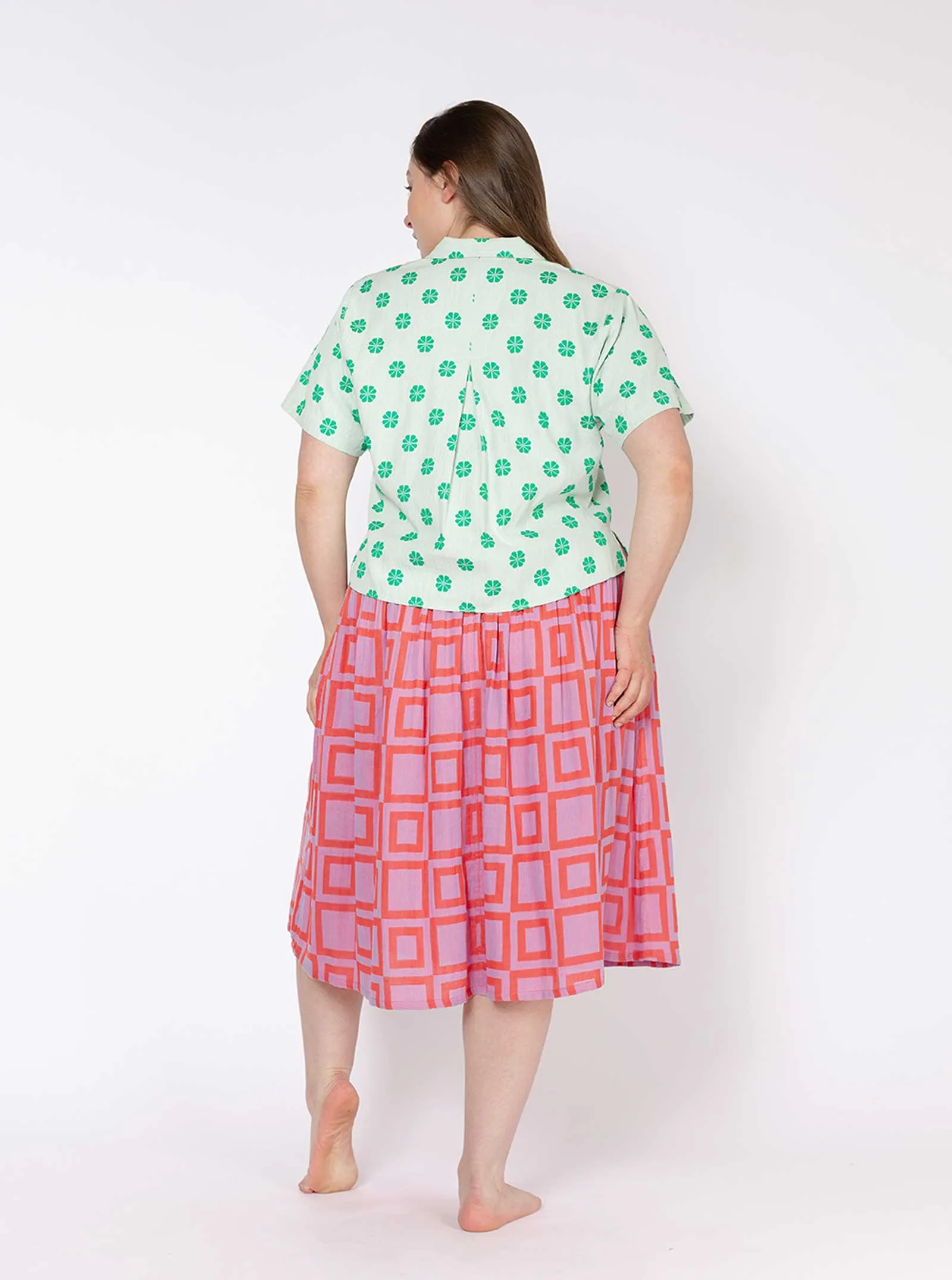 sample sale | murphy shirt daisy | 2X-4X sold by Ace & Jig product image thumbnail 3