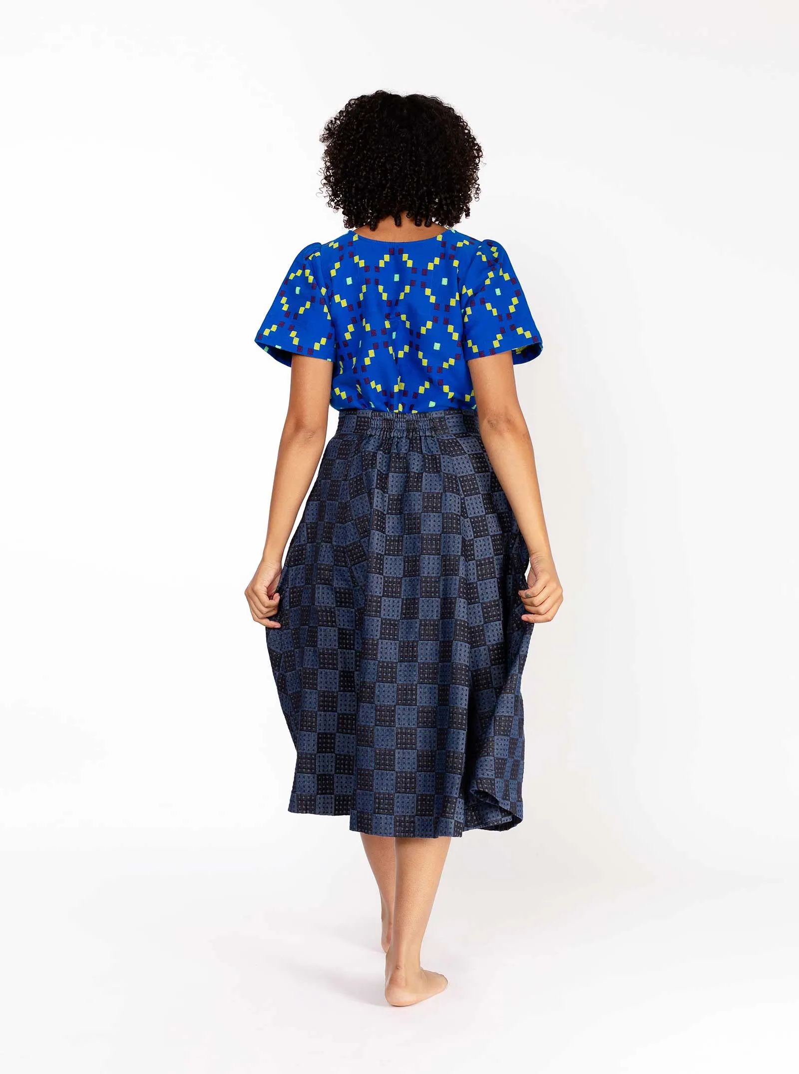 sample sale | gertie skirt blackjack | XXS sold by Ace & Jig product image thumbnail 4