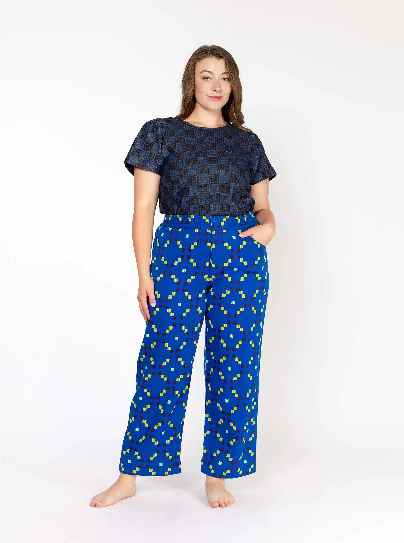 sample sale | pascal pant show | XS & S sold by Ace & Jig product image thumbnail 3