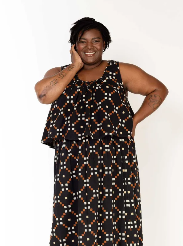 sample sale | pearl tank evening | XXS-1X sold by Ace & Jig