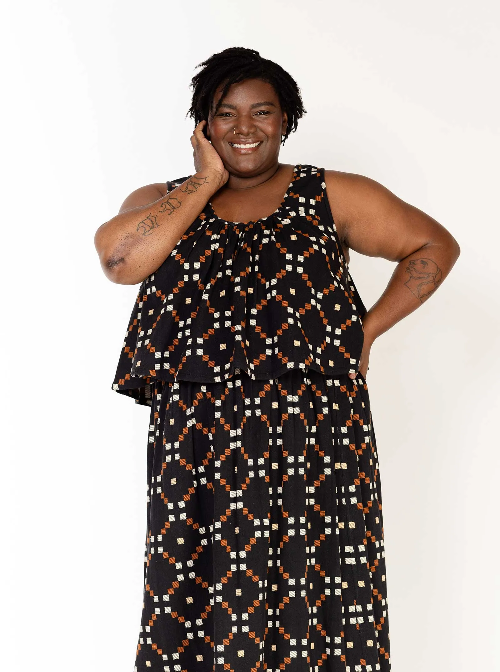 sample sale | pearl tank evening | XXS-M sold by Ace & Jig