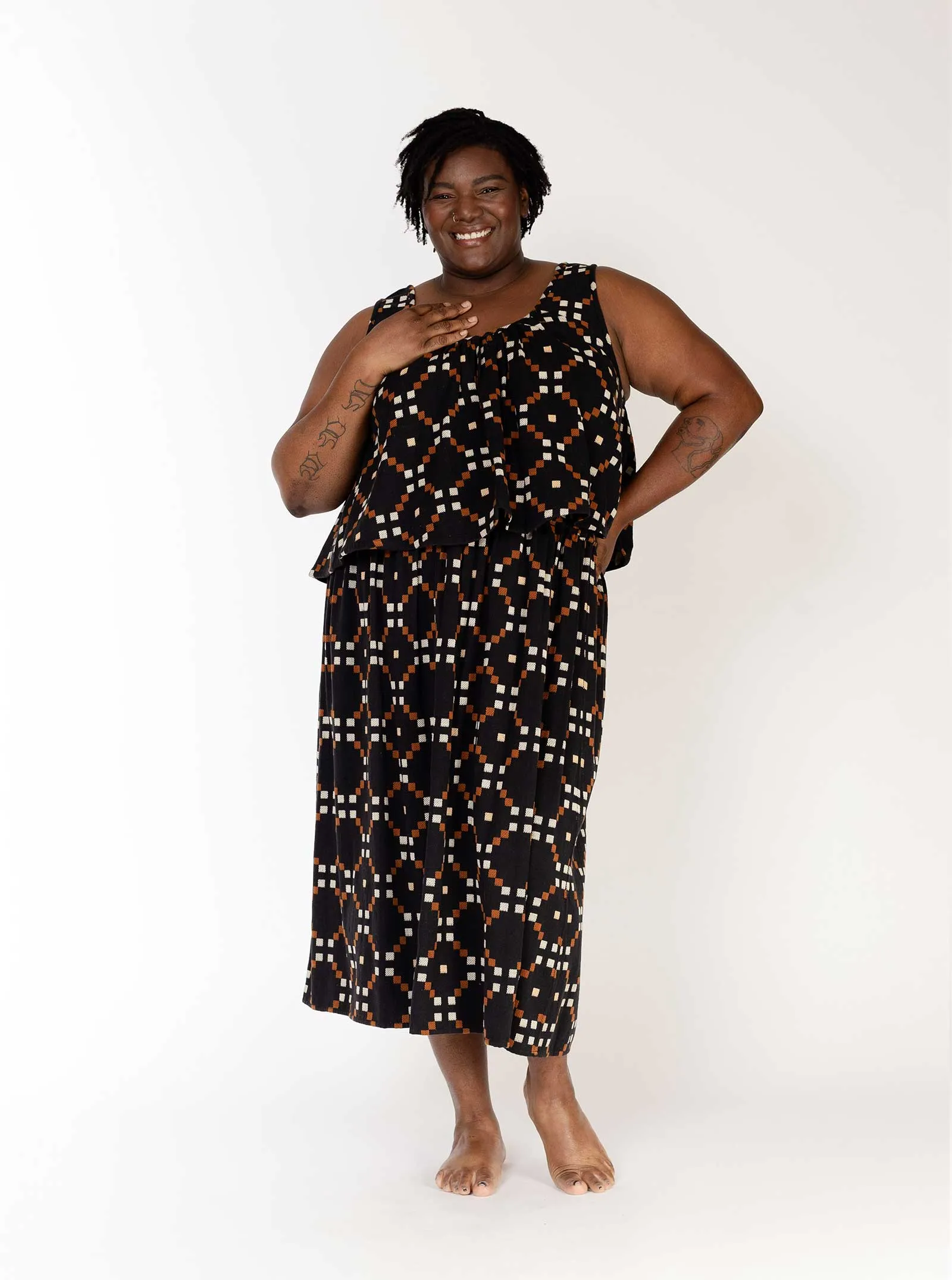 sample sale | pearl tank evening | XXS-M sold by Ace & Jig product image thumbnail 3