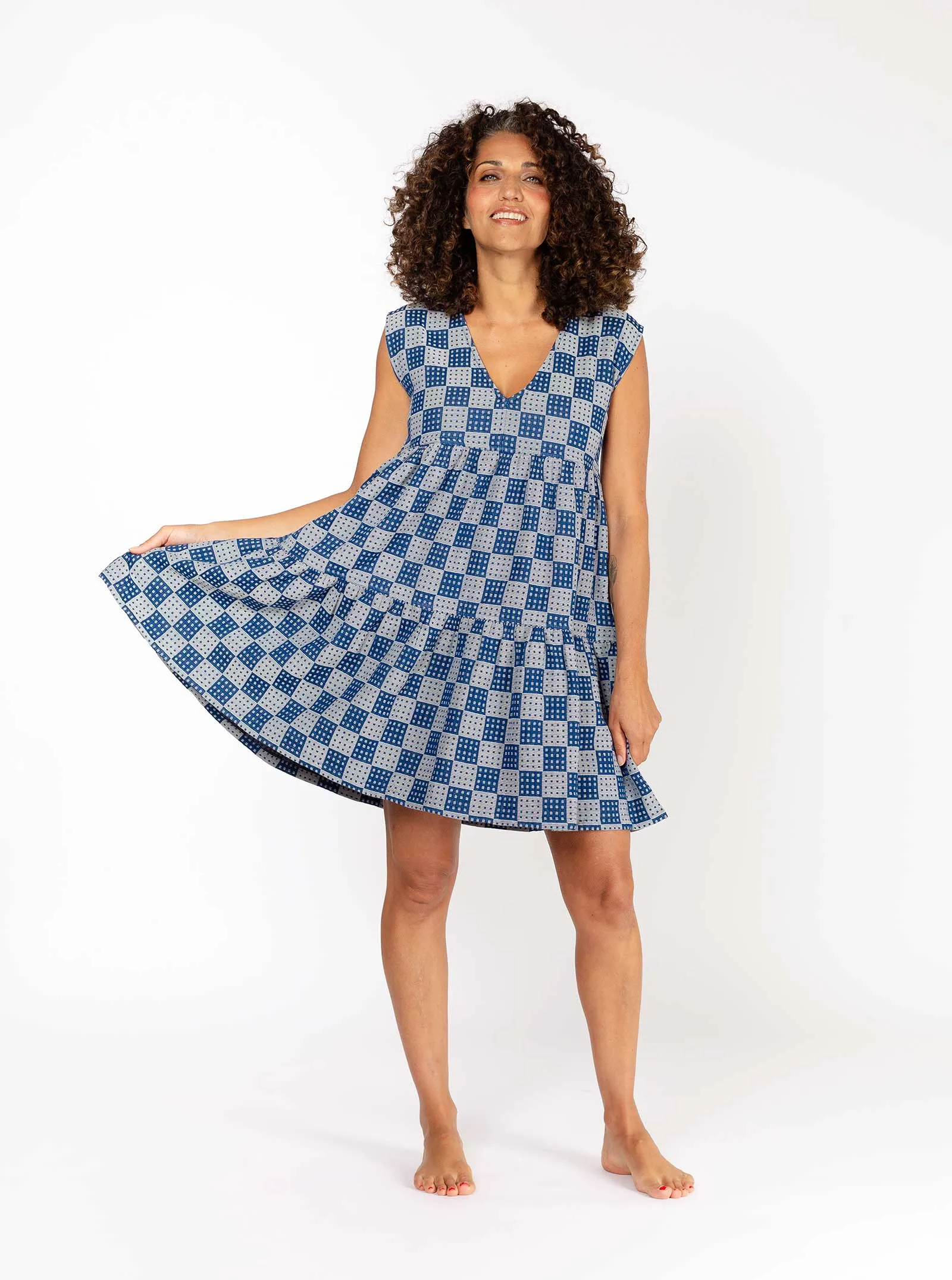 sample sale | catalina dress dice | XXS sold by Ace & Jig product image thumbnail 5