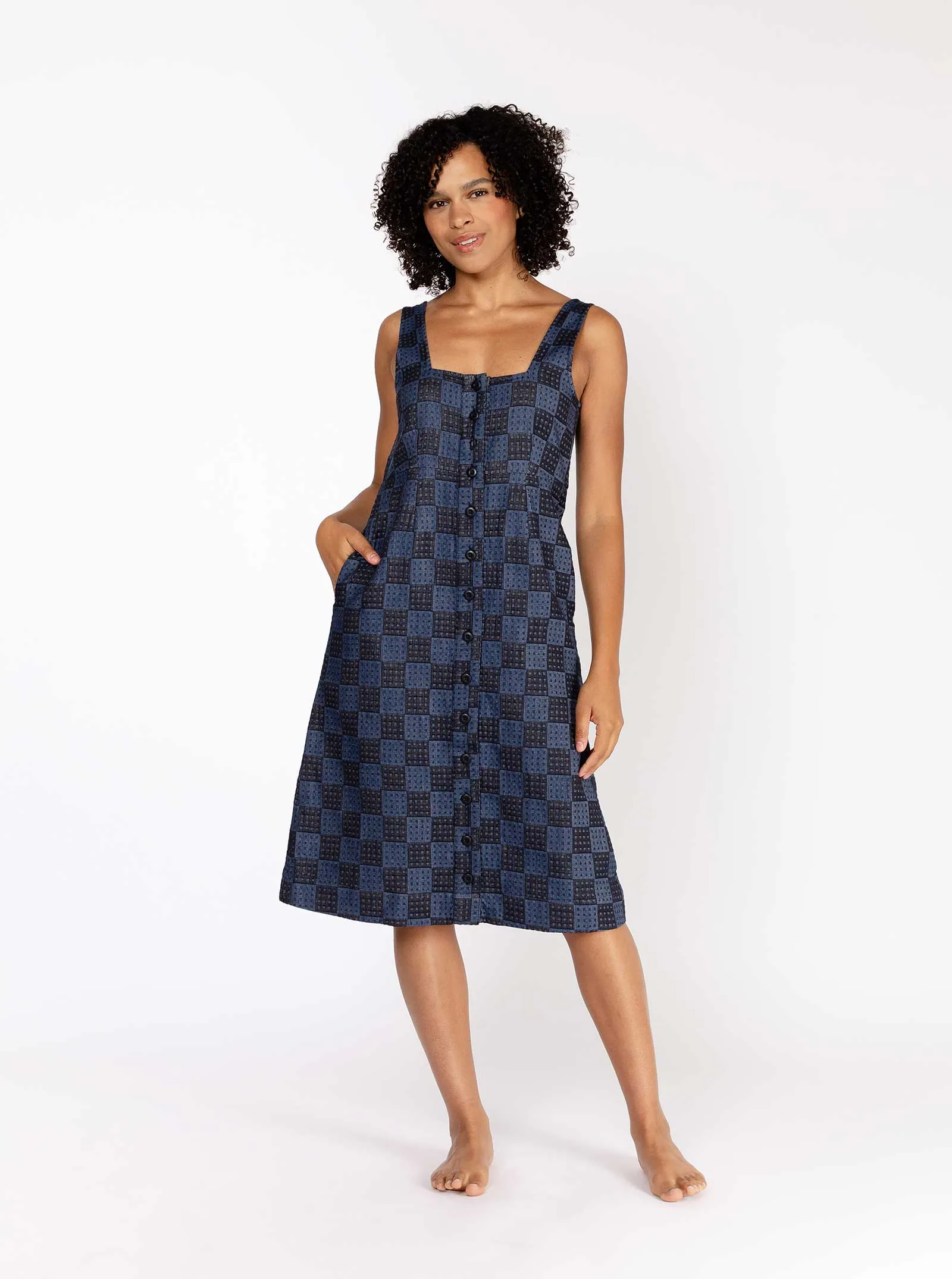 sample sale | diya dress blackjack | XXS & 1X sold by Ace & Jig product image thumbnail 4