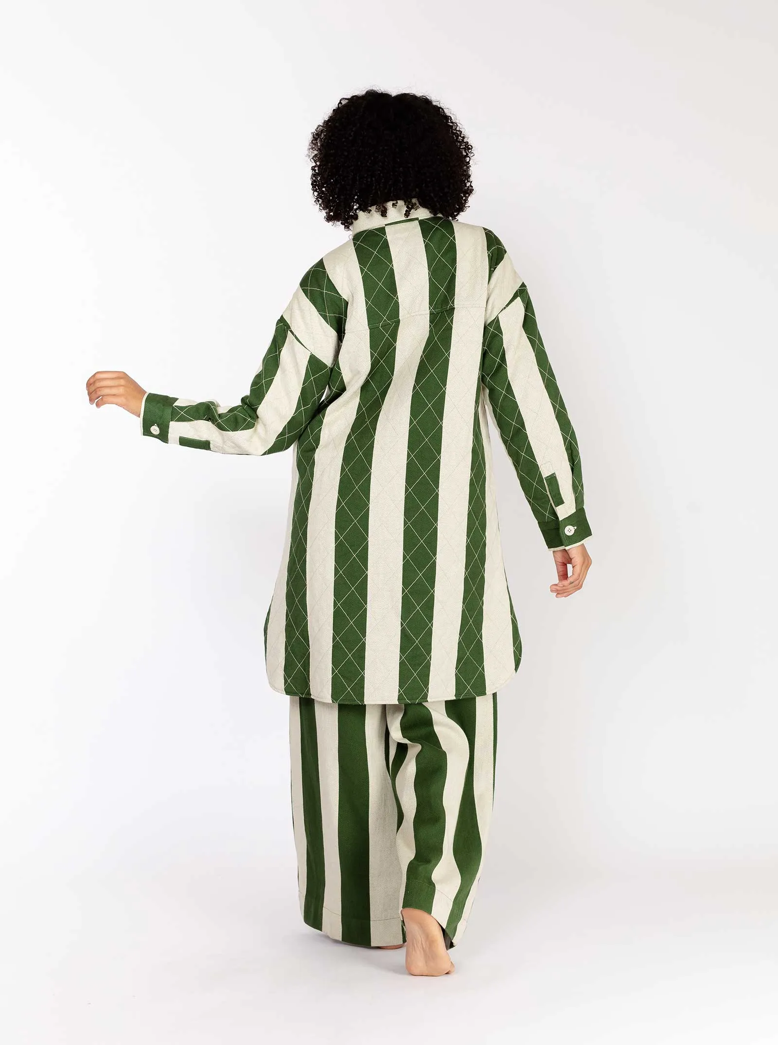 sample sale | quilted overcoat salon | XS sold by Ace & Jig product image thumbnail 3