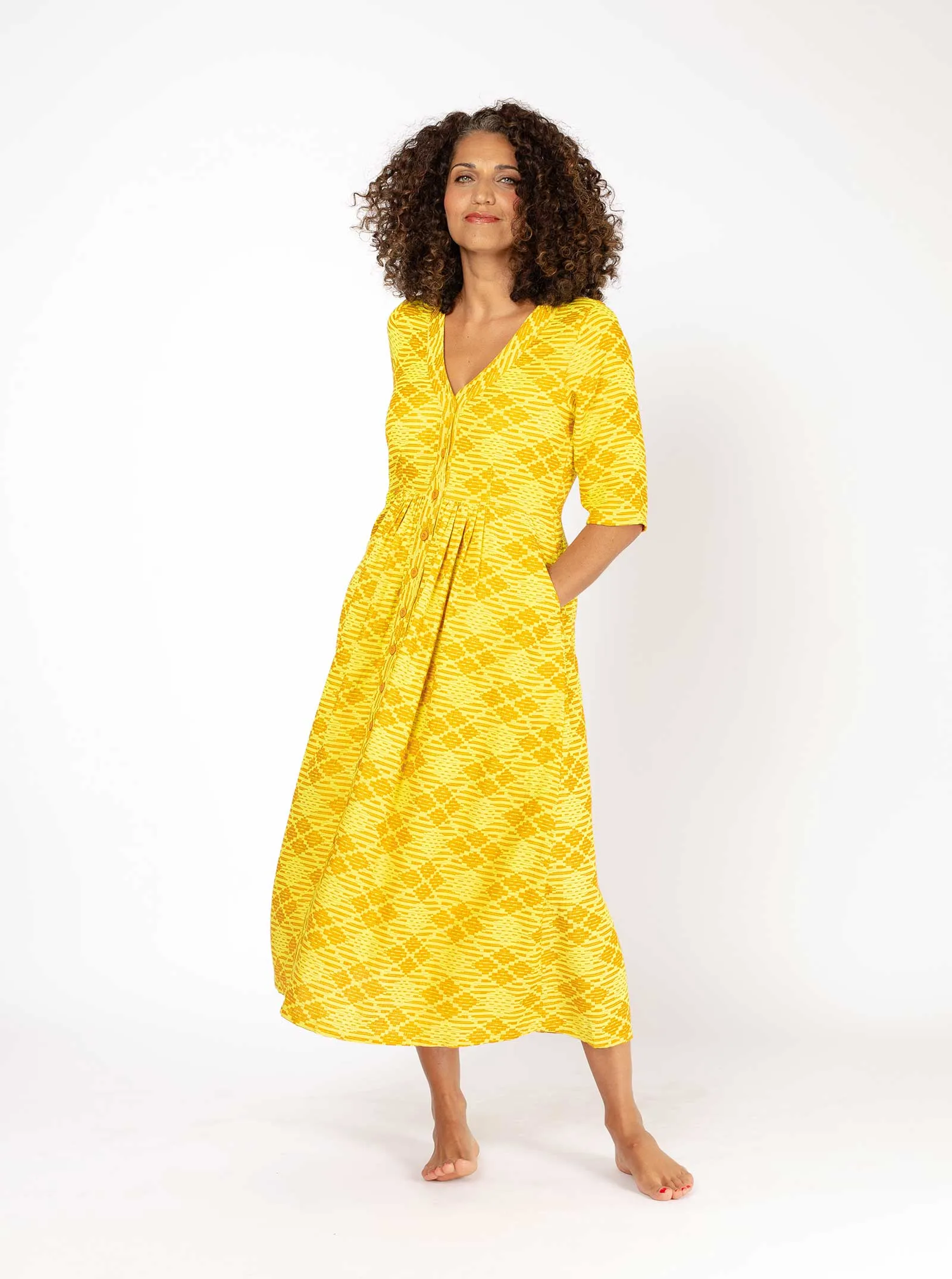 sample sale | leelee dress mimosa | S sold by Ace & Jig product image thumbnail 2