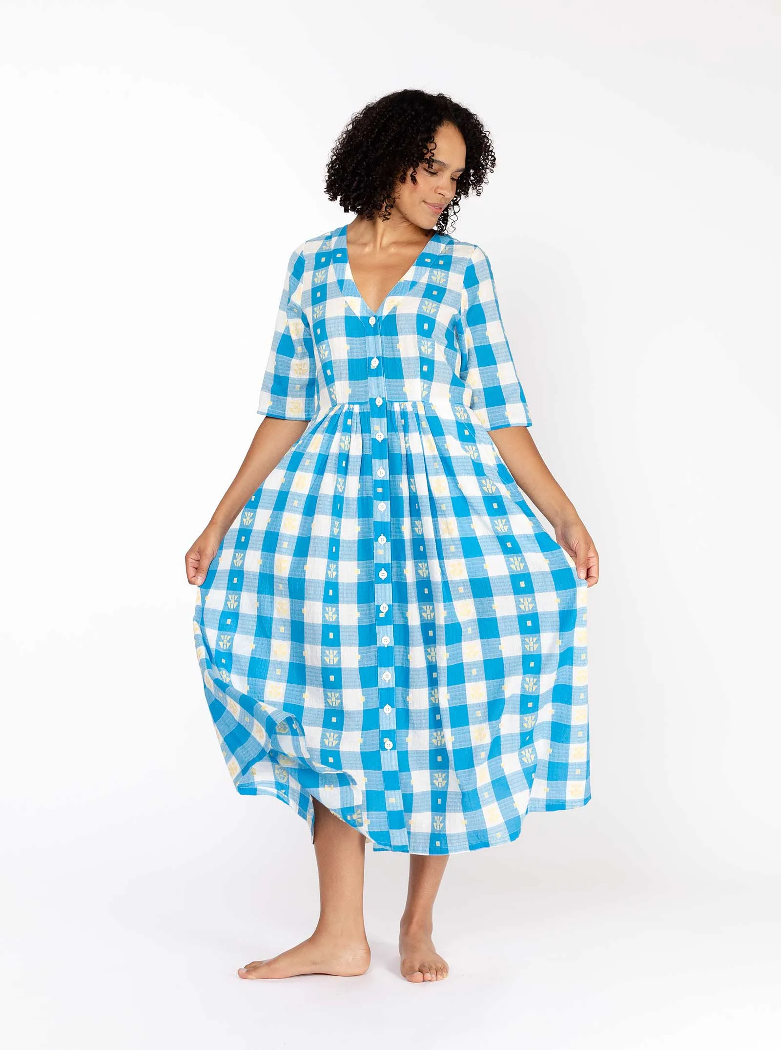 sample sale | leelee dress ferry | S sold by Ace & Jig product image thumbnail 2