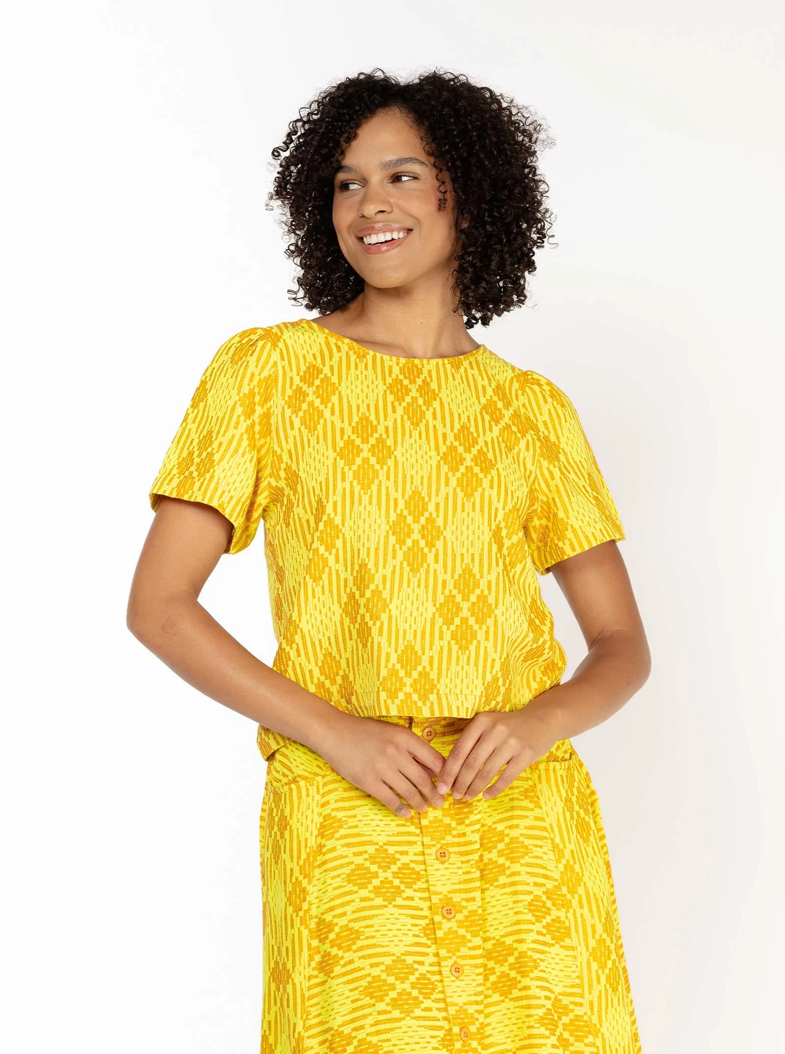 sample sale | louisa top mimosa | XS-3X sold by Ace & Jig product image thumbnail 2