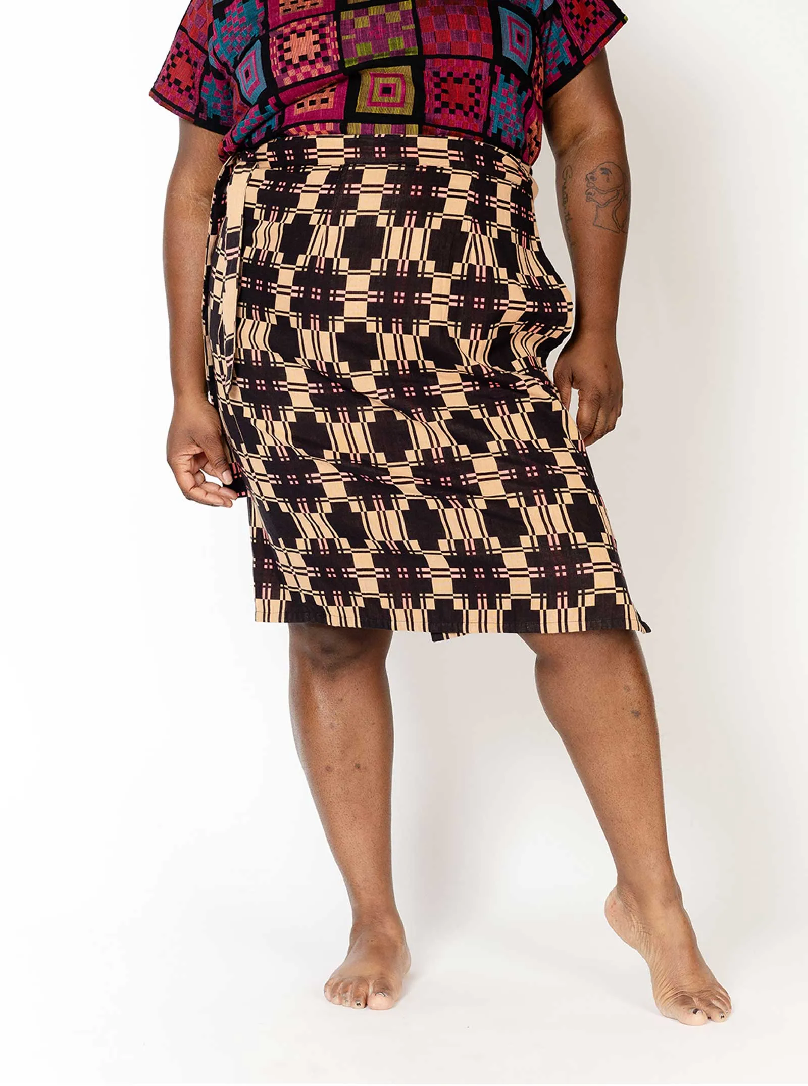 sample sale | reversible wrap skirt cinema | XXS-M sold by Ace & Jig