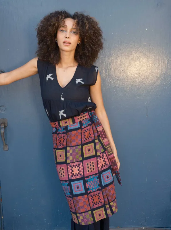 sample sale | reversible wrap skirt craft | XXS & S sold by Ace & Jig