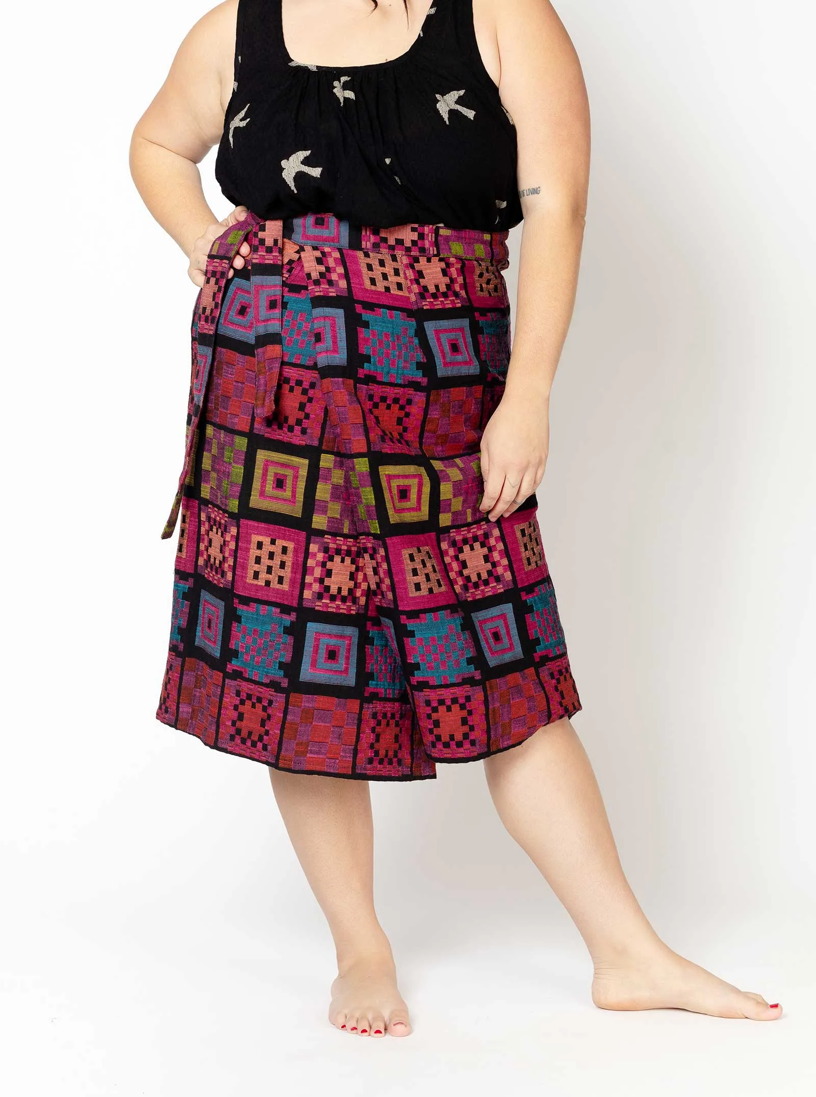 sample sale | reversible wrap skirt craft | XXS & S sold by Ace & Jig product image thumbnail 5