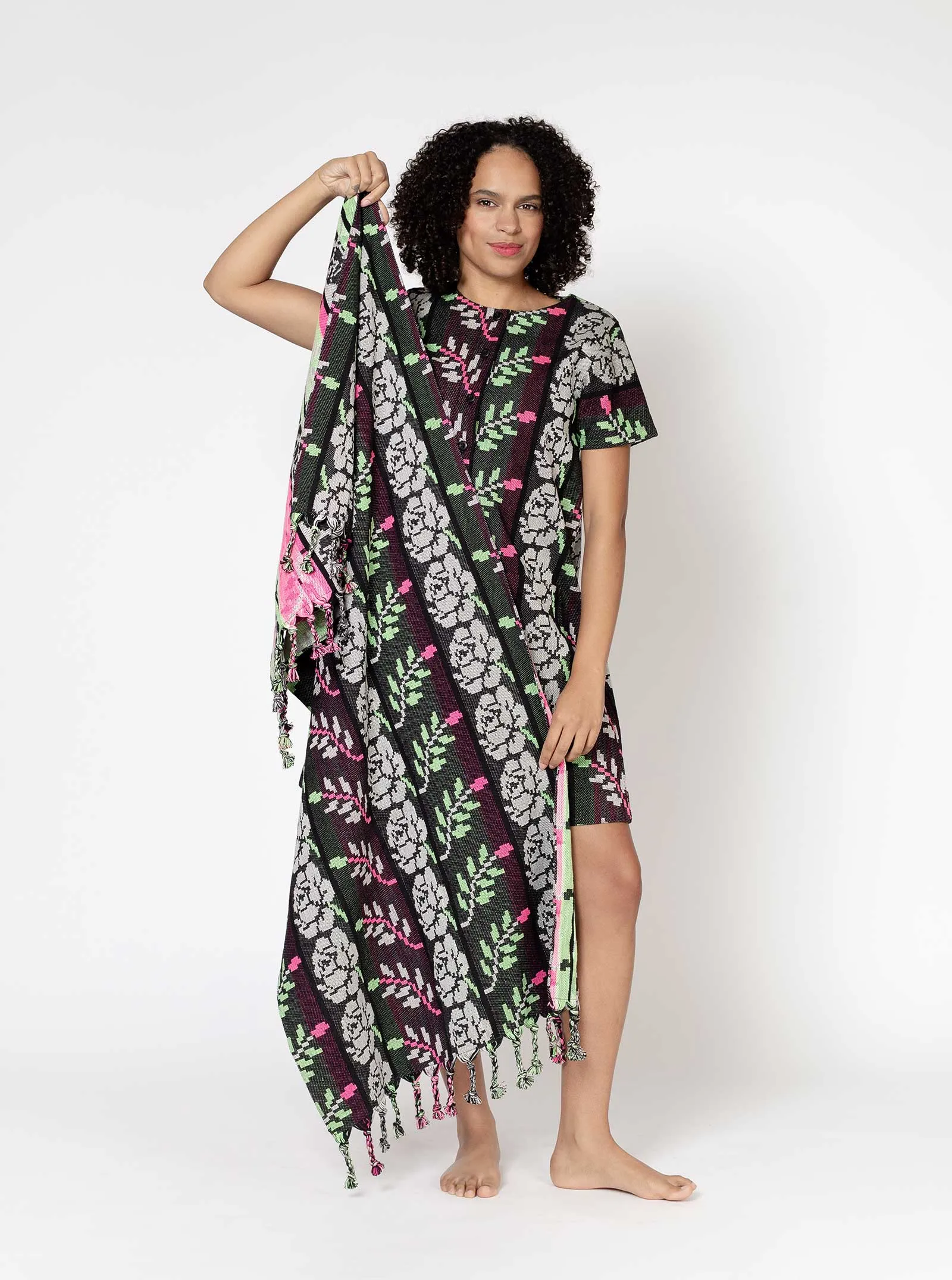 sample sale | alto scarf needlepoint sold by Ace & Jig product image thumbnail 2