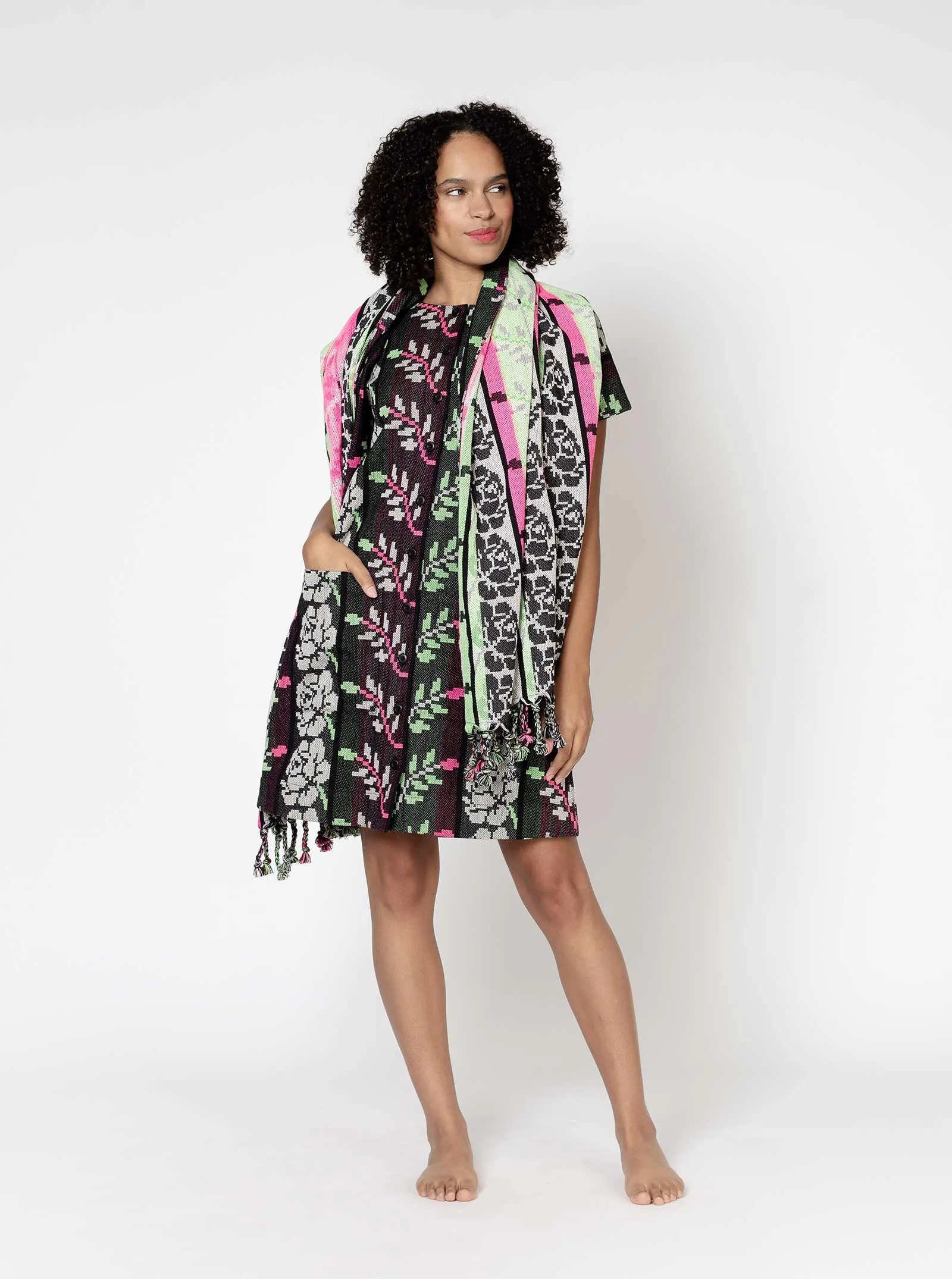 sample sale | alto scarf needlepoint sold by Ace & Jig product image thumbnail 4