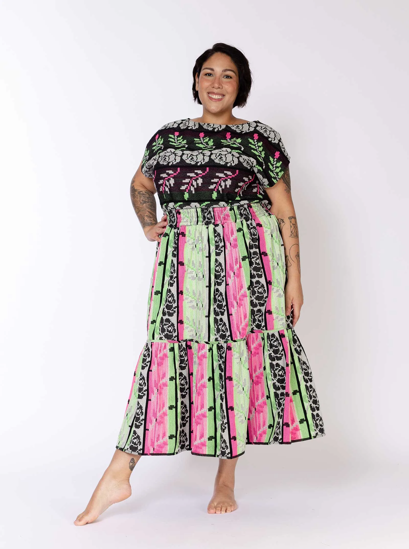 sample sale | rara flounce needlepoint | XXS & 4X sold by Ace & Jig product image thumbnail 2