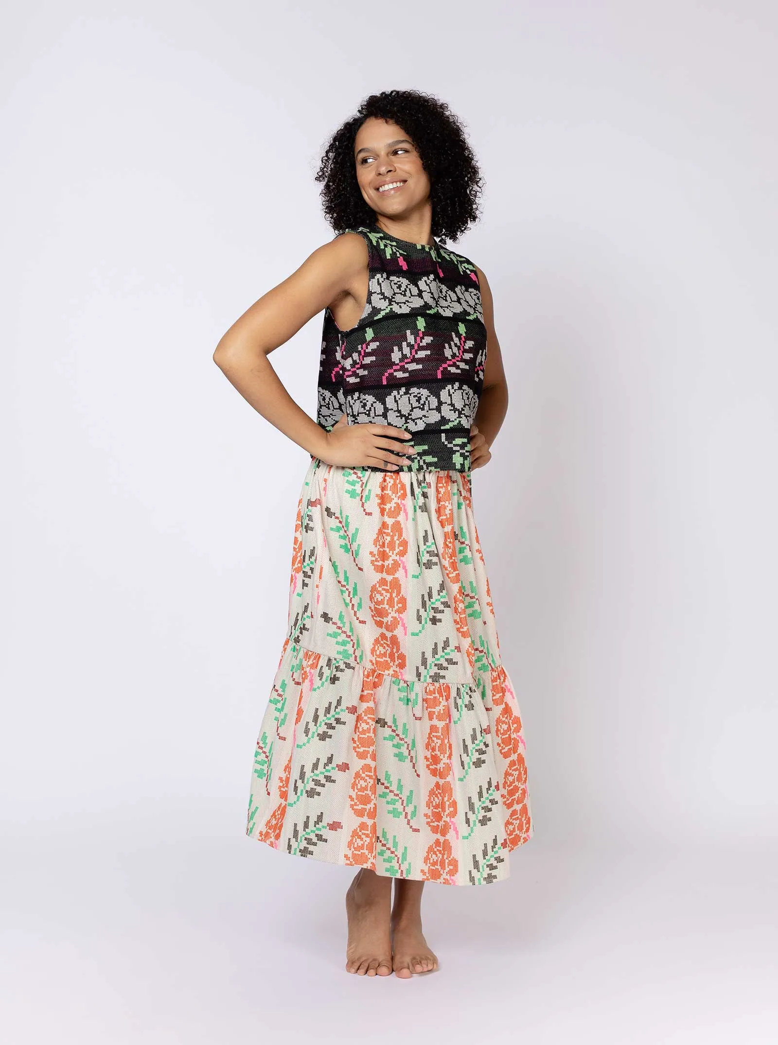 sample sale | nola top needlepoint | XXS & 4X sold by Ace & Jig product image thumbnail 3