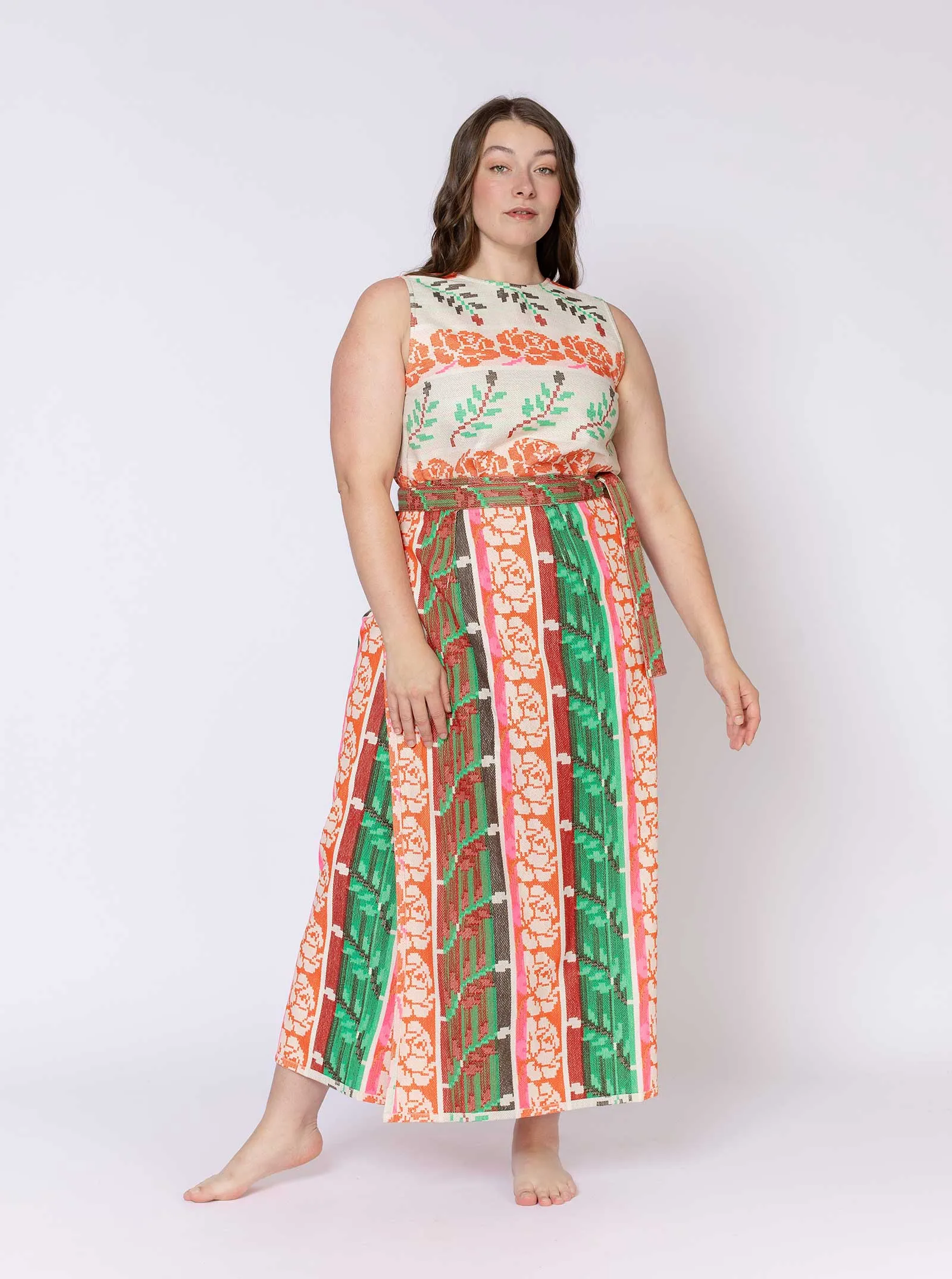 sample sale | column wrap skirt namesake | XXS & XS sold by Ace & Jig product image thumbnail 3