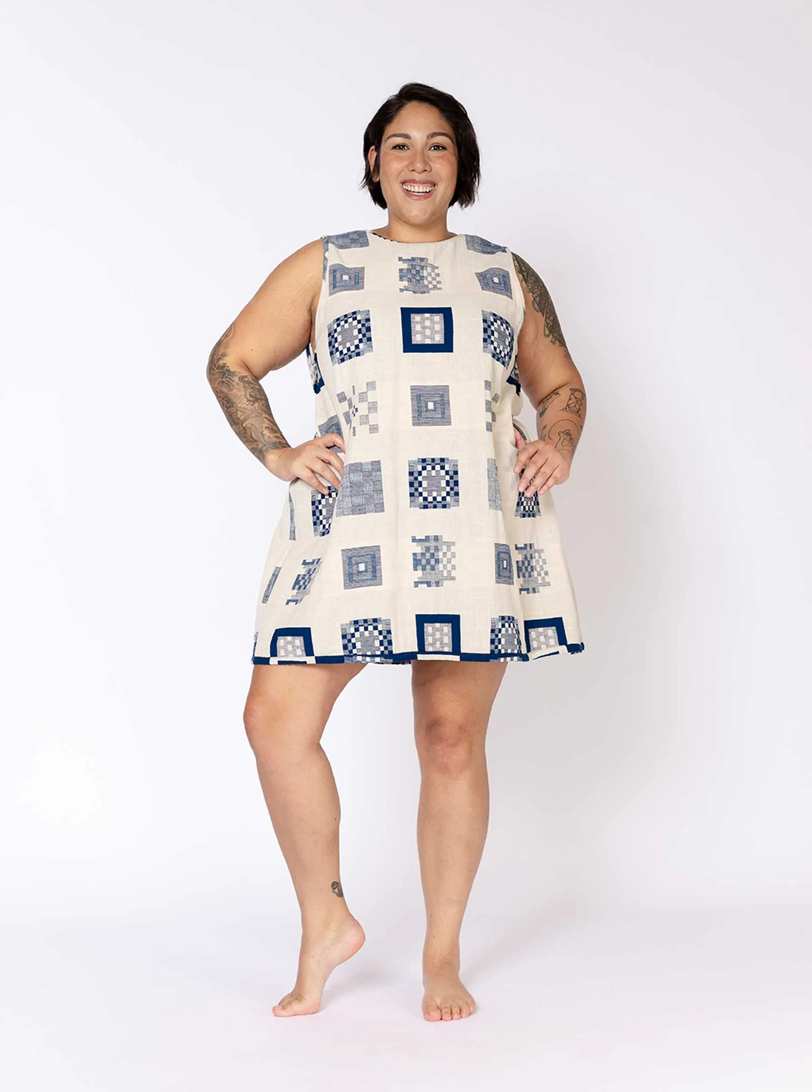 sample sale | kaia dress mediterranean | XXS sold by Ace & Jig product image thumbnail 2