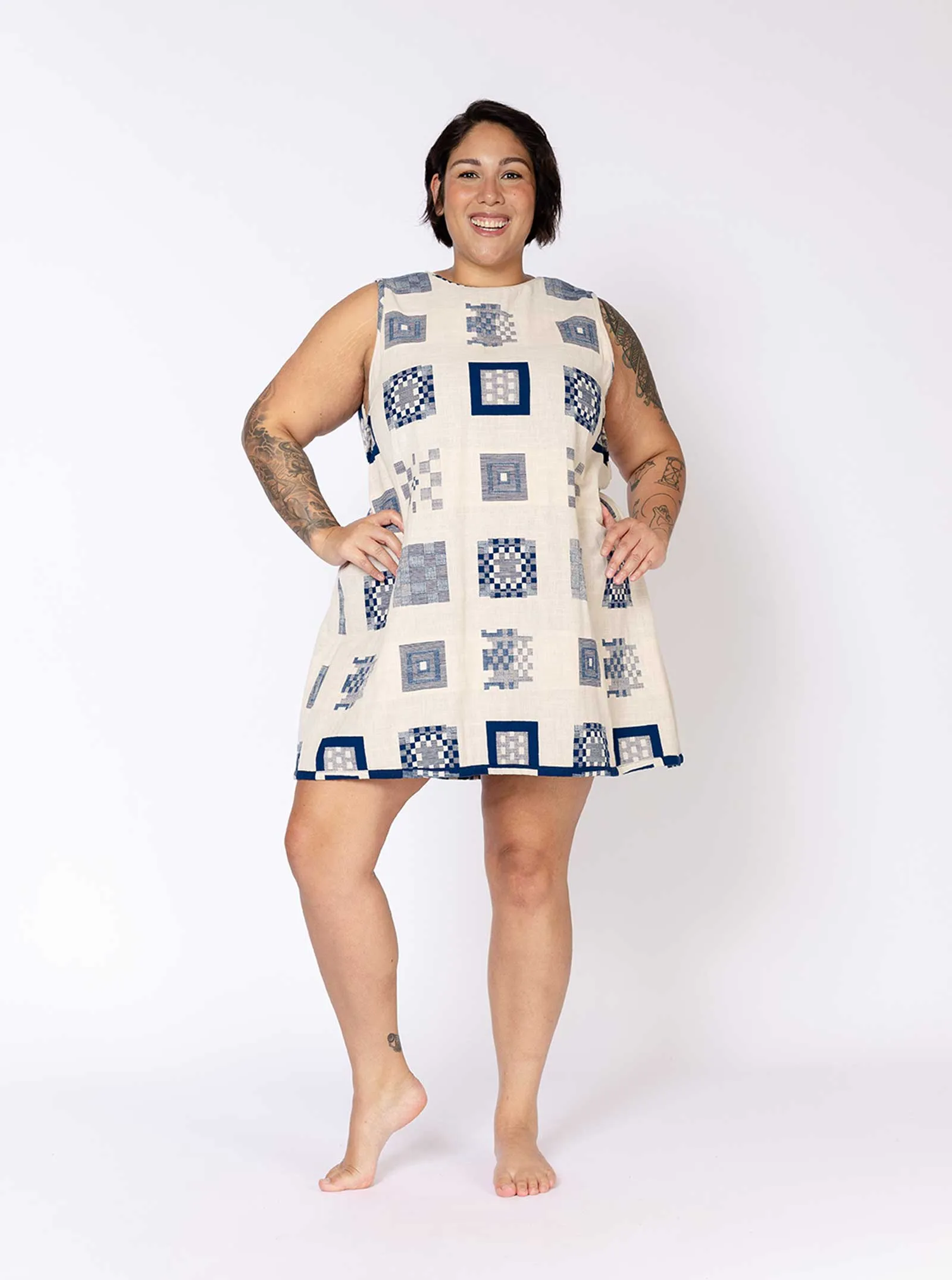 sample sale | kaia dress mediterranean | XXS sold by Ace & Jig product image thumbnail 3