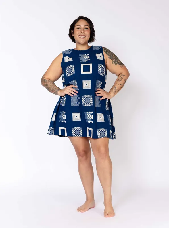 sample sale | kaia dress mediterranean | XXS sold by Ace & Jig