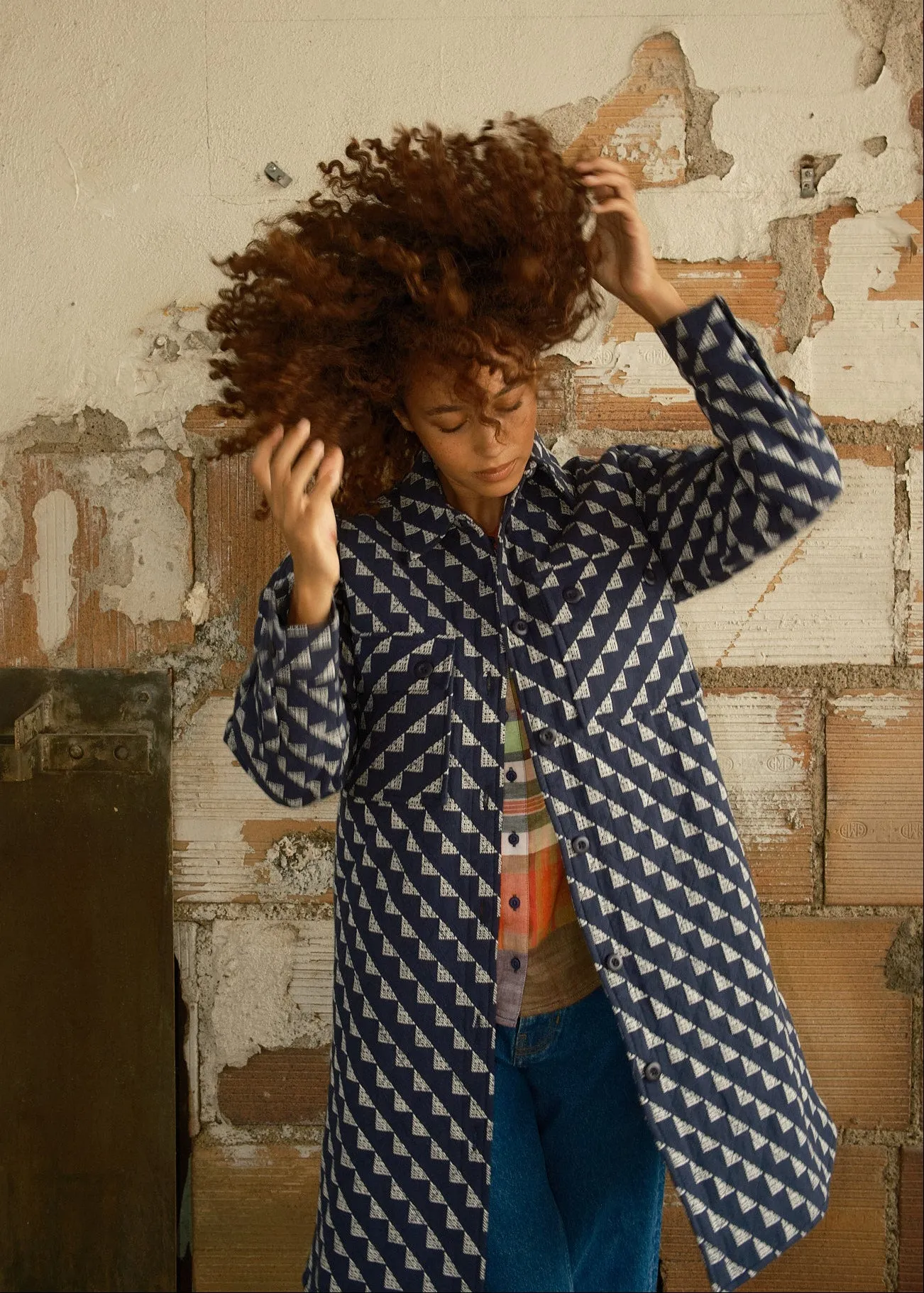 quilted overcoat | winter 25 | dungaree sold by Ace & Jig product image thumbnail 5