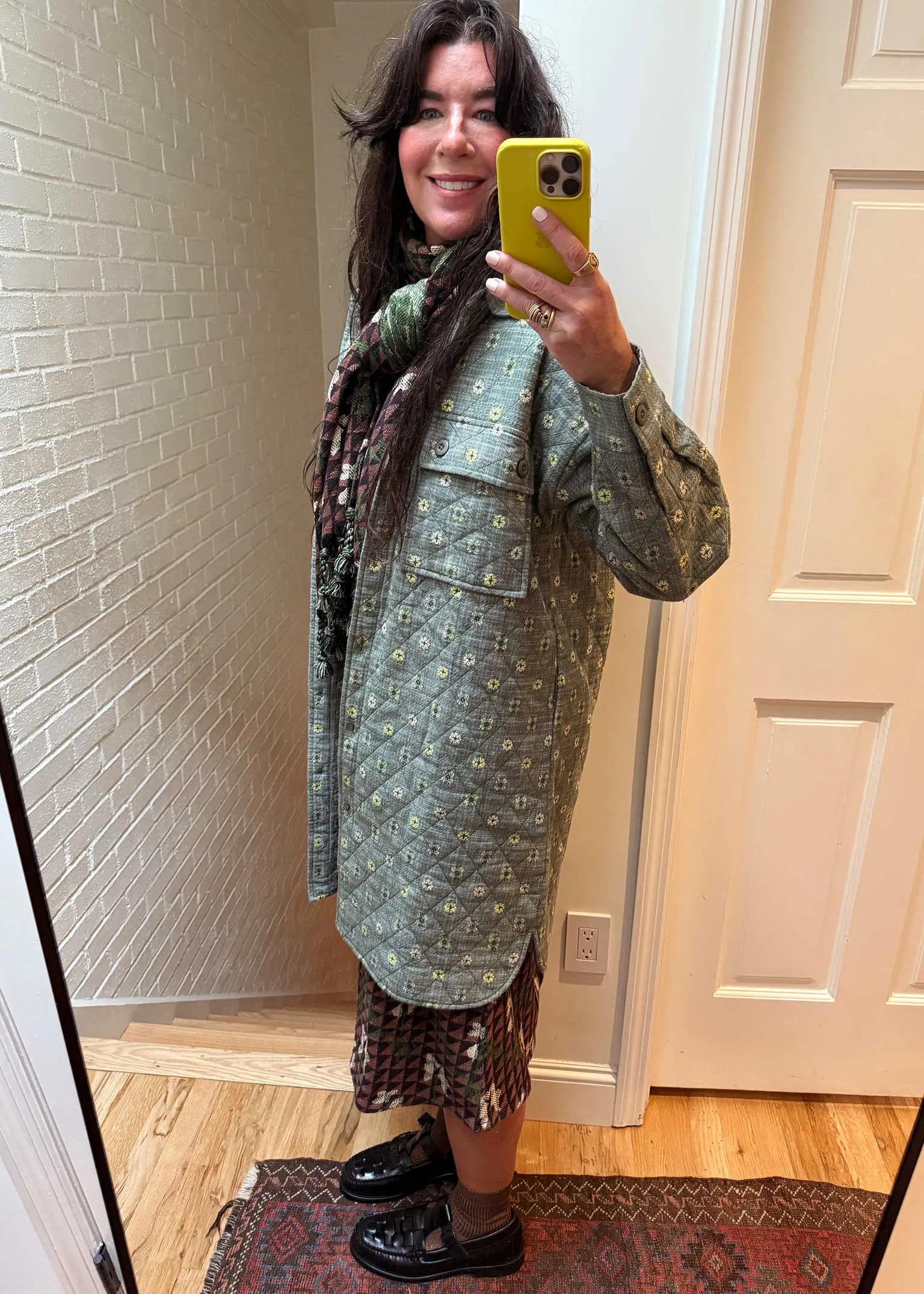 quilted overcoat | winter 25 | willow sold by Ace & Jig product image thumbnail 2