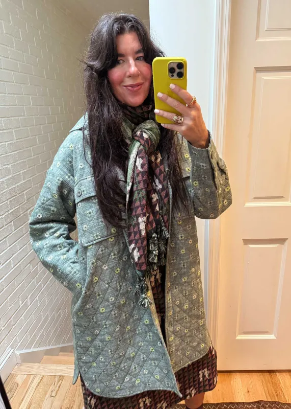 quilted overcoat | winter 25 | willow sold by Ace & Jig