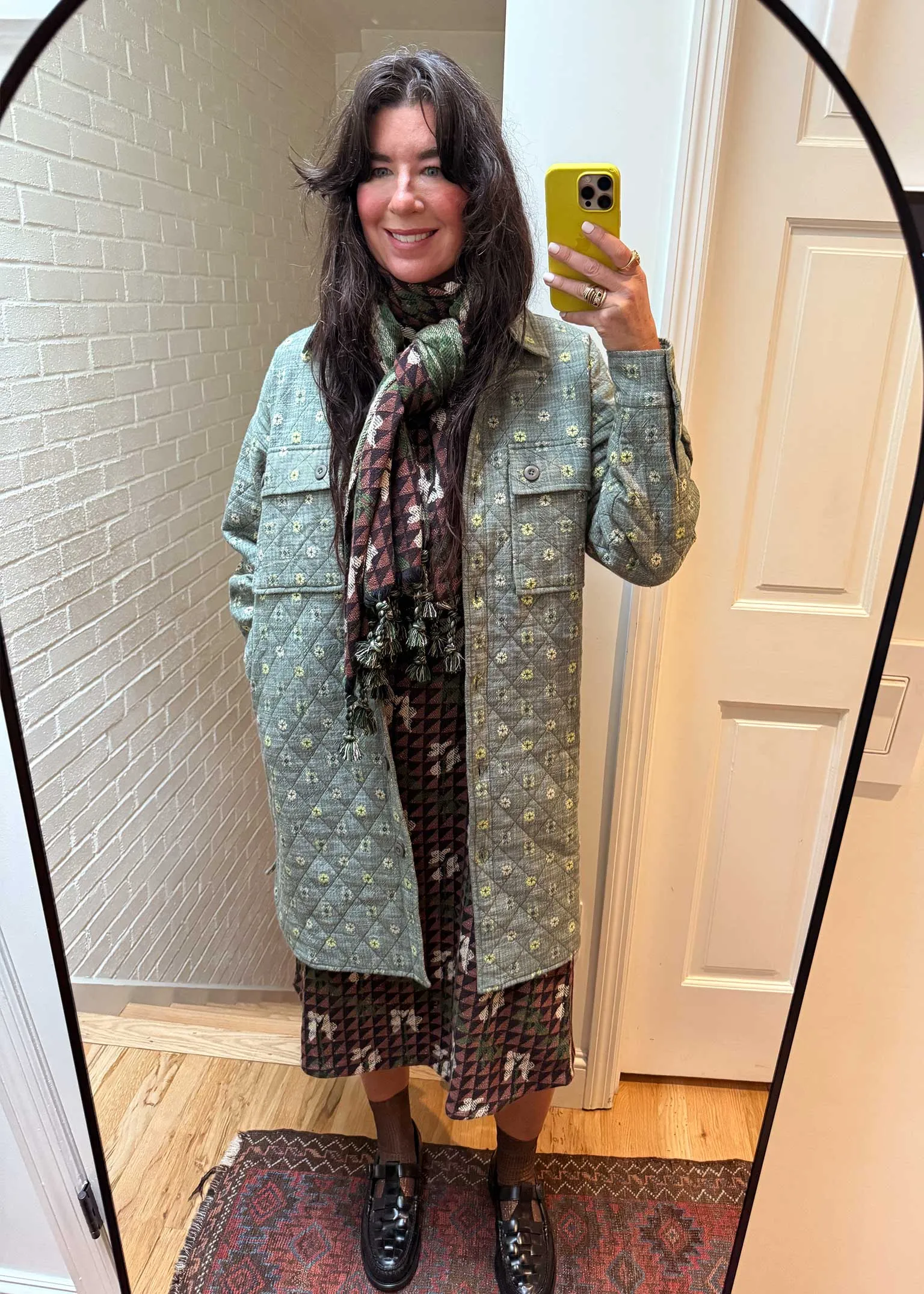 quilted overcoat | winter 25 | willow sold by Ace & Jig product image thumbnail 3