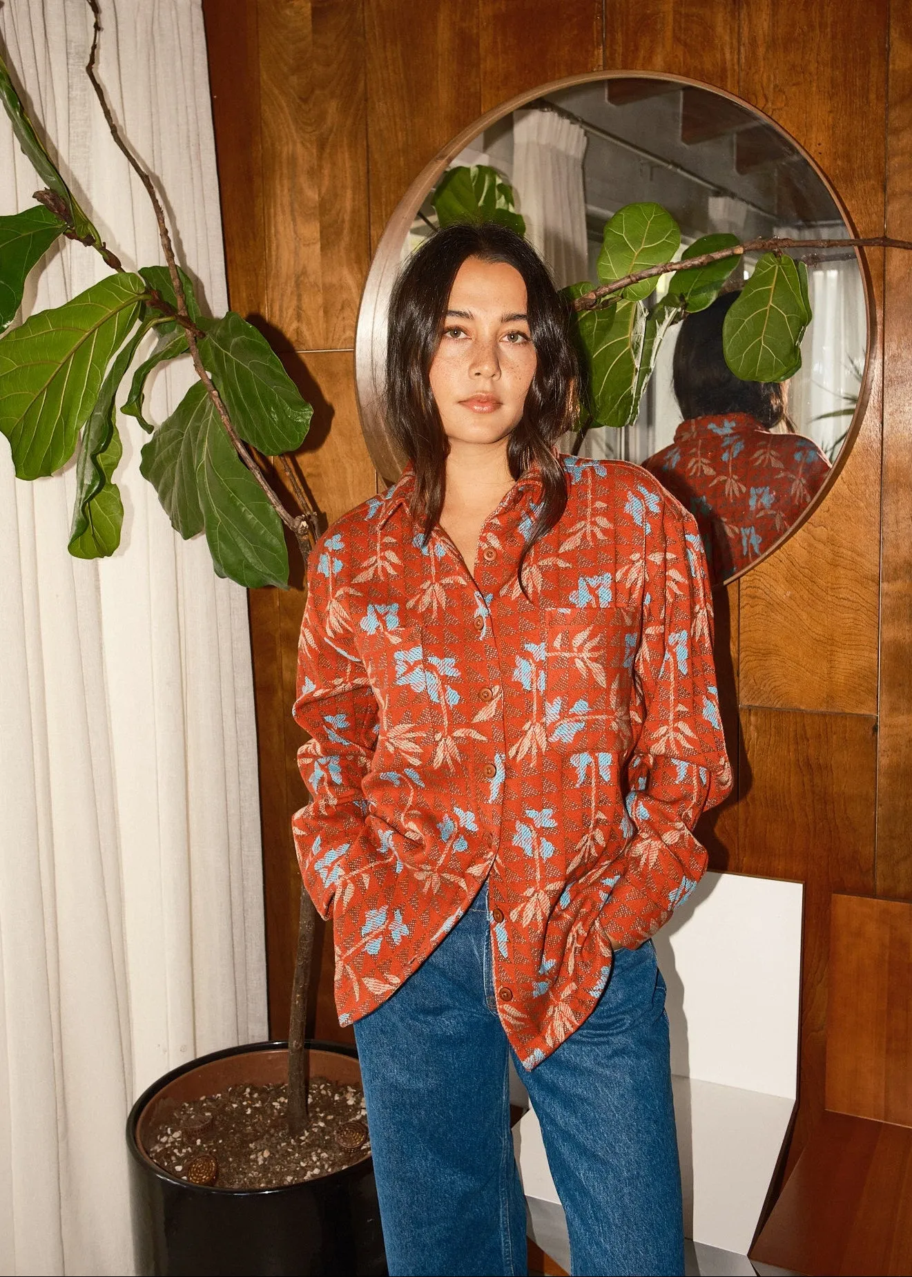 alma shirt | winter 25 | birdcage sold by Ace & Jig product image thumbnail 2