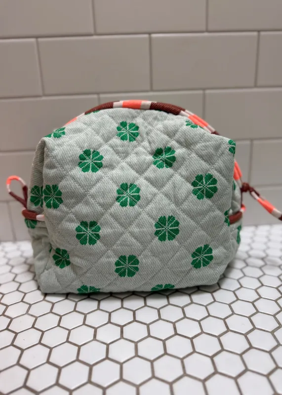 quilted large pouch | home | daisy sold by Ace & Jig