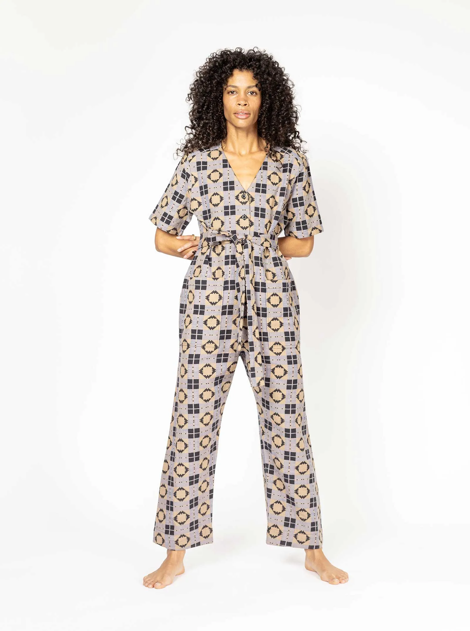sample sale | lucky jumpsuit denim quest | XL & 4X sold by Ace & Jig product image thumbnail 4
