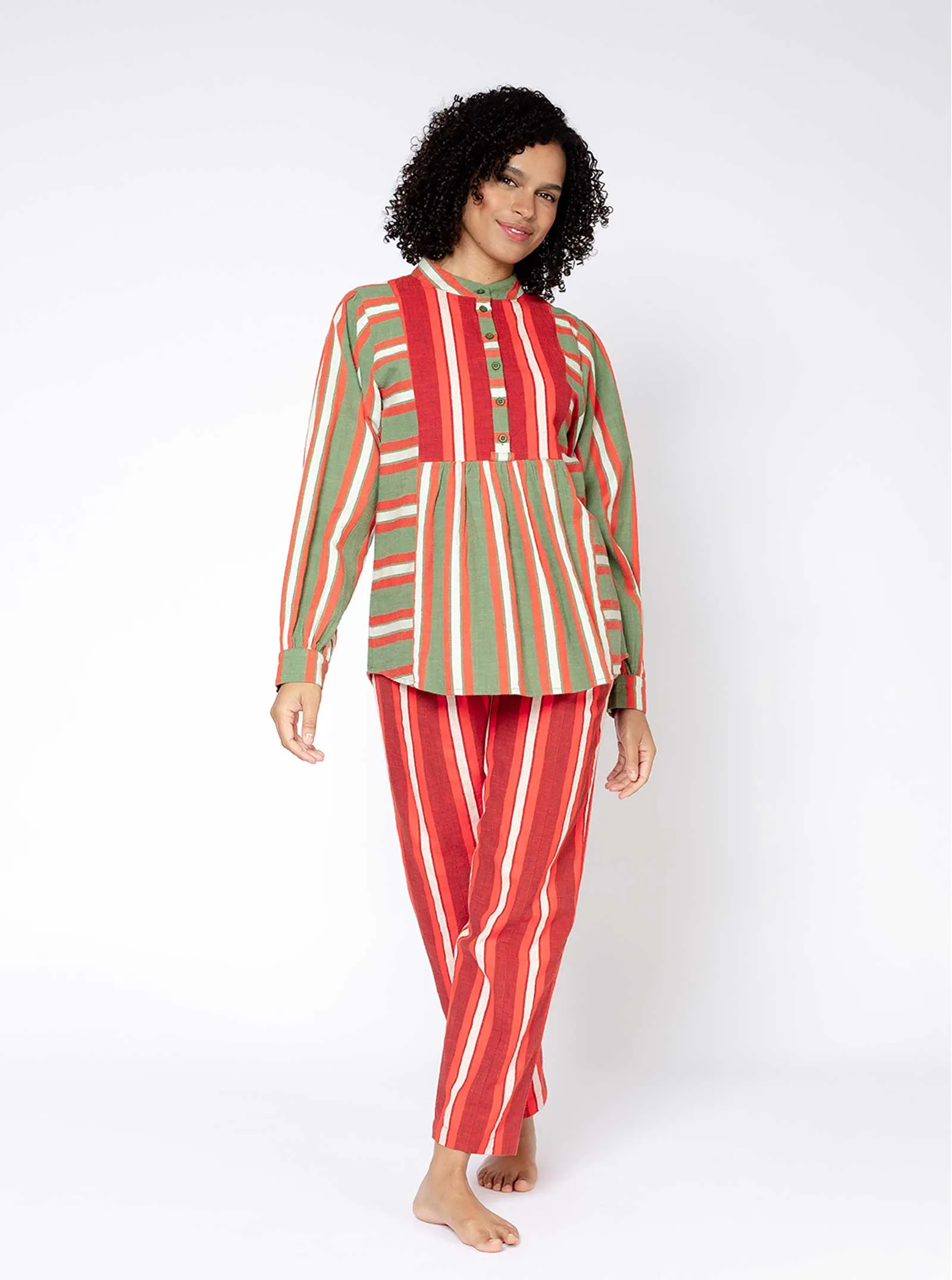 sample sale | peace blouse fennel | XXS-3X sold by Ace & Jig product image thumbnail 3