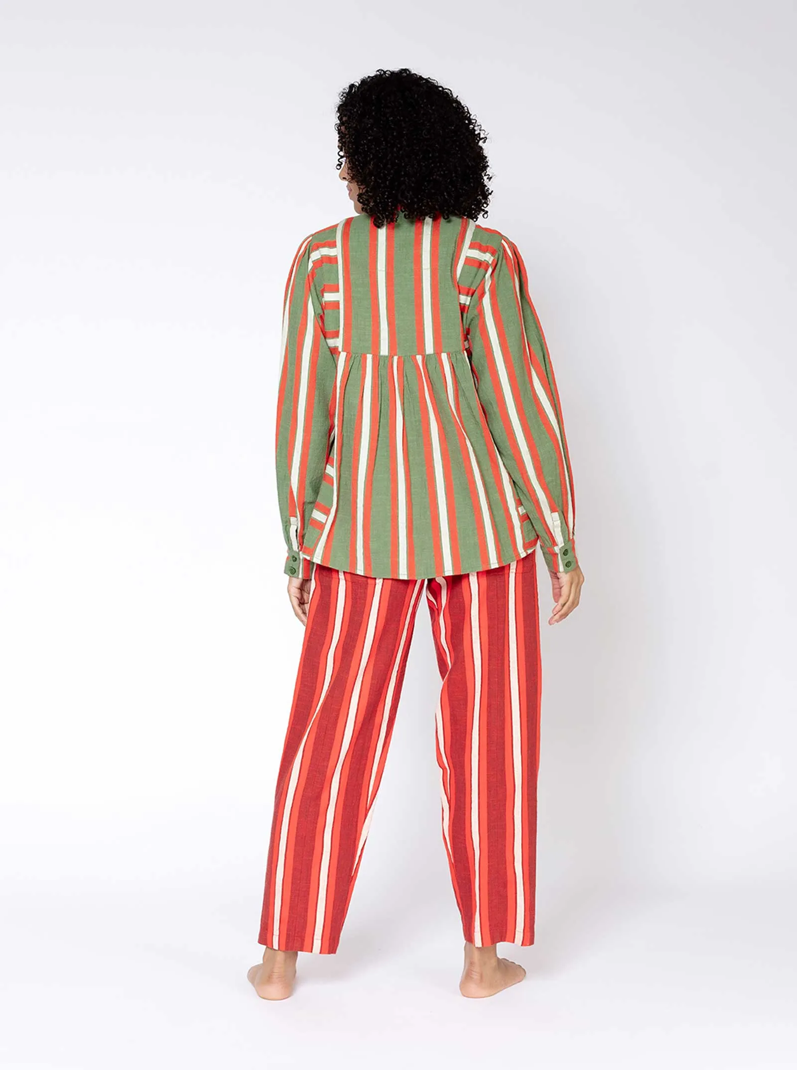 sample sale | peace blouse fennel | XXS-3X sold by Ace & Jig product image thumbnail 4