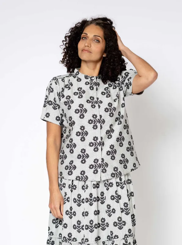 sample sale | gina blouse seedpearl | 2X & 4X sold by Ace & Jig