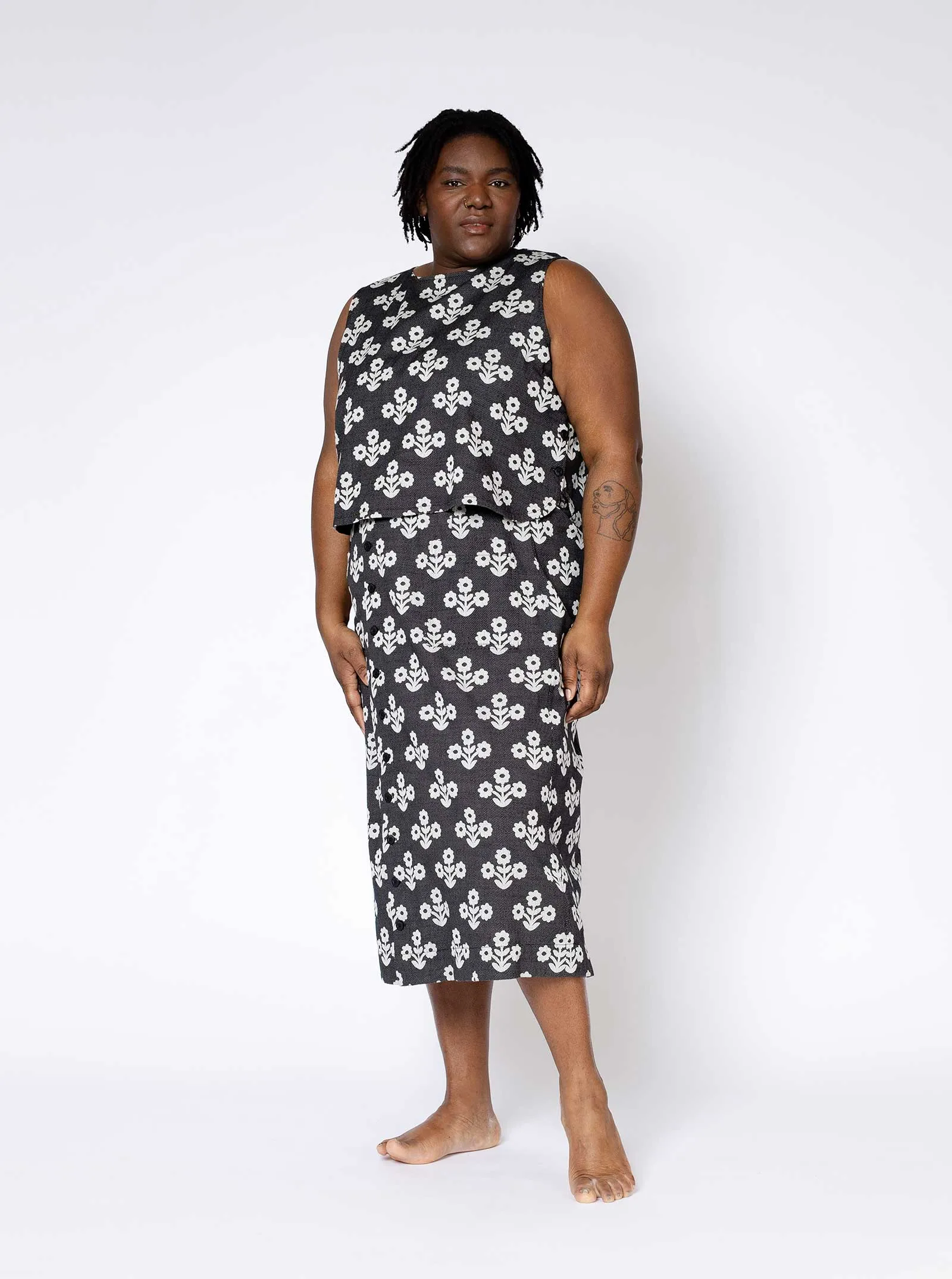 sample sale | skipper tee gardenia | XS-4X sold by Ace & Jig product image thumbnail 4