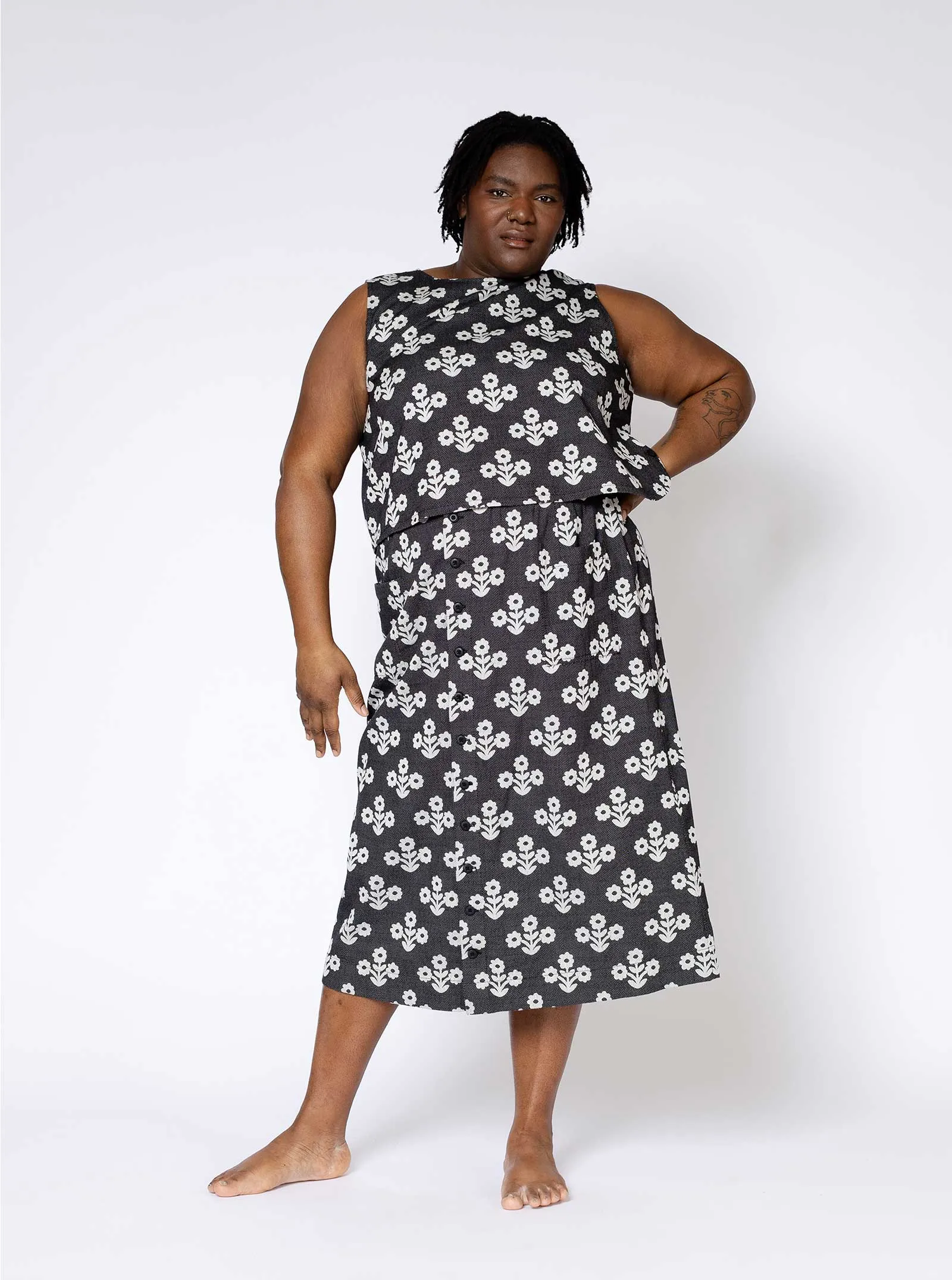 sample sale | skipper tee gardenia | XS-4X sold by Ace & Jig product image thumbnail 2