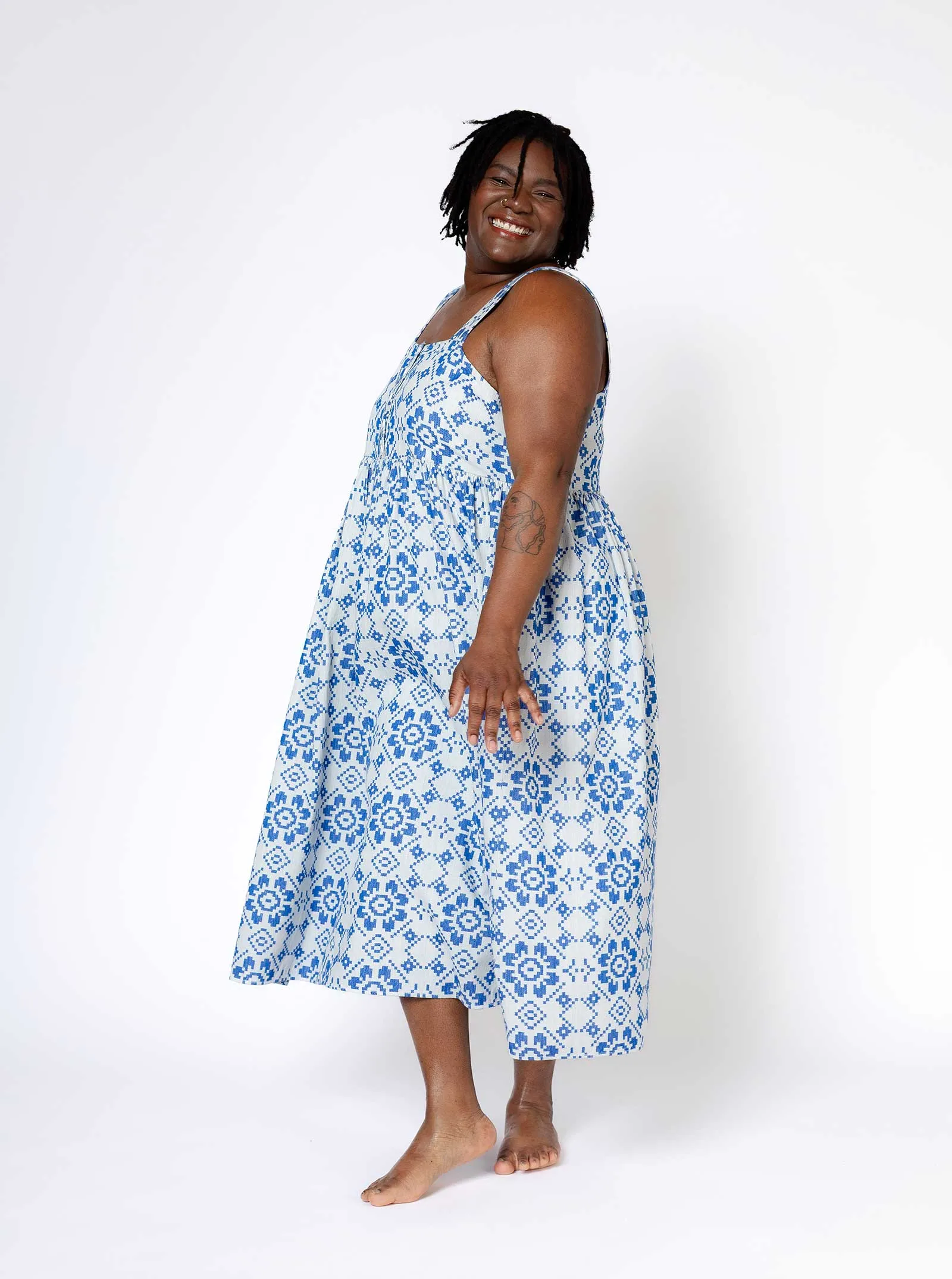 sample sale | gabby dress pastime | XXS-XL sold by Ace & Jig product image thumbnail 2