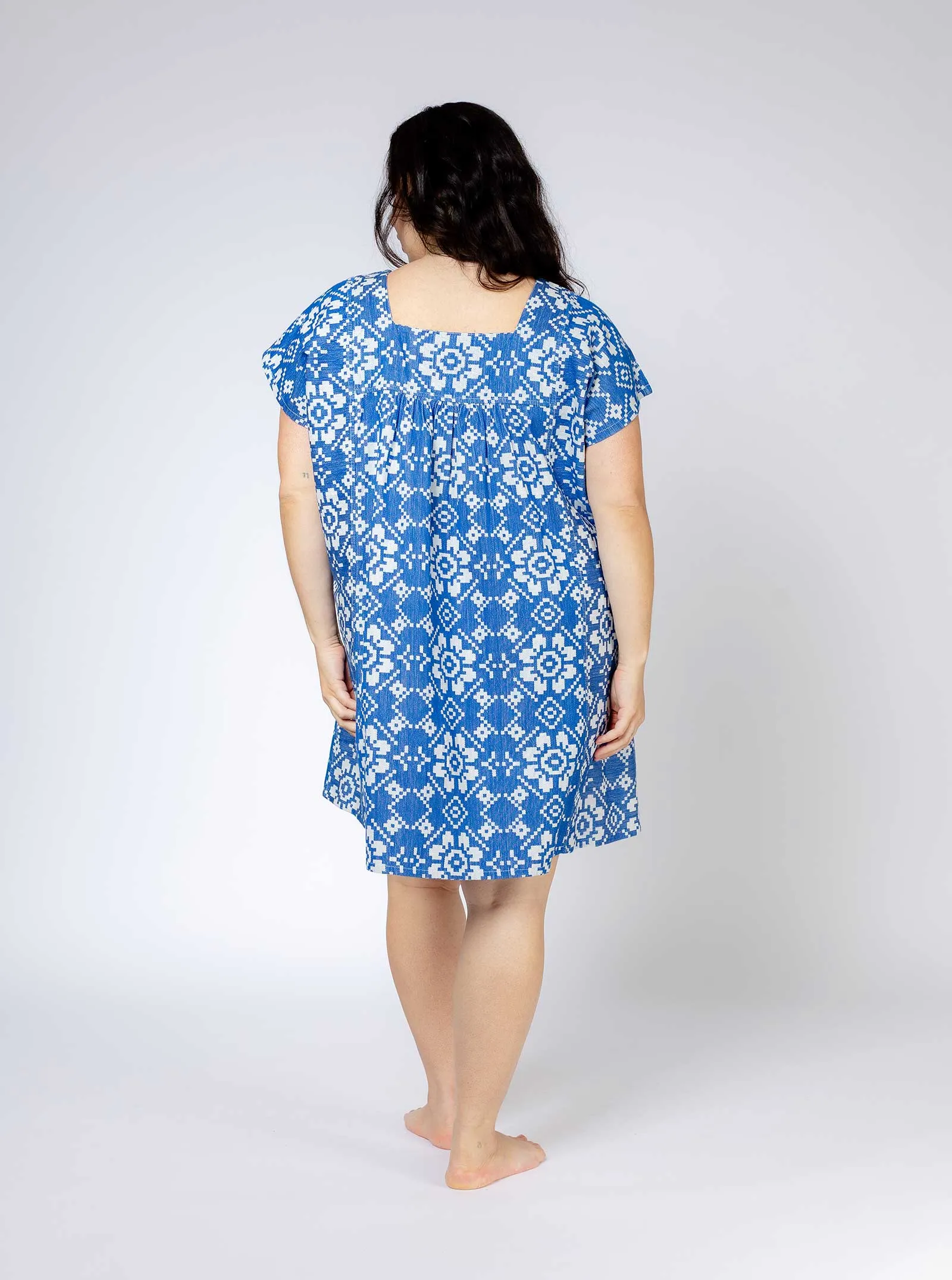 sample sale | sophie dress blue pastime | XXS & S sold by Ace & Jig product image thumbnail 3