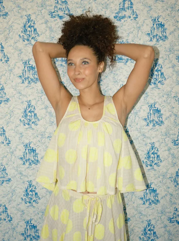 sample sale | pearl tank lemonade | XS & 3X made by Ace & Jig