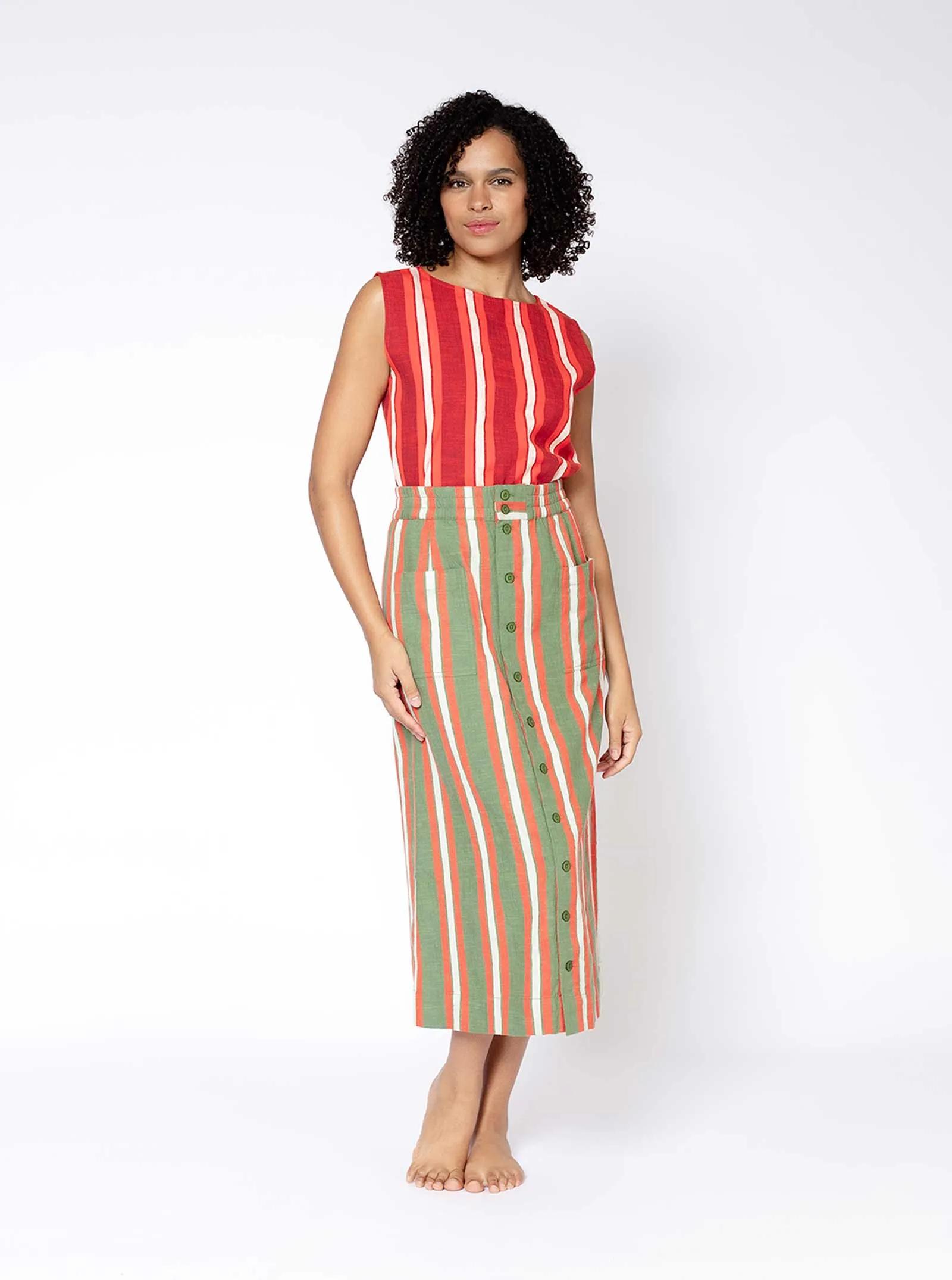 sample sale | ruth skirt fennel | XXS-3X sold by Ace & Jig product image thumbnail 2