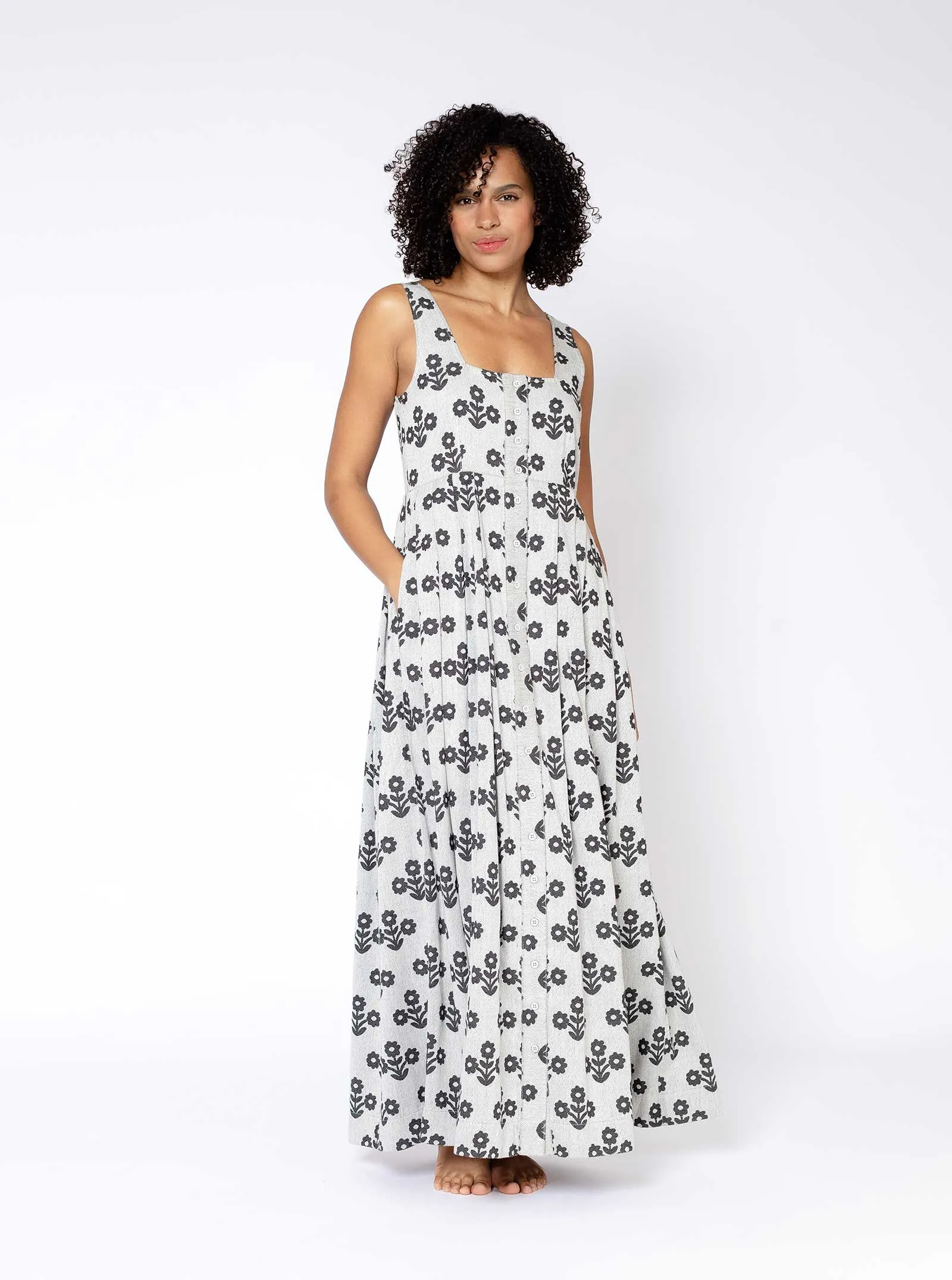 sample sale | ginger dress seedpearl | XXS sold by Ace & Jig product image thumbnail 3