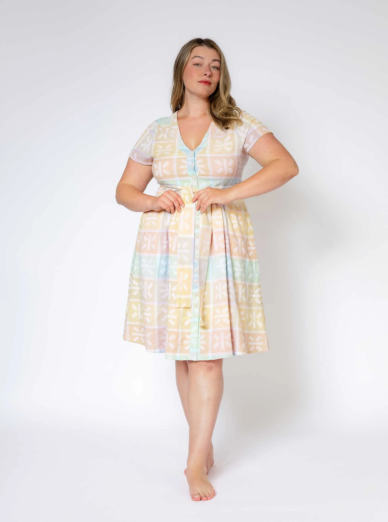 sample sale | miranda dress meringue | XS-3X sold by Ace & Jig product image thumbnail 2