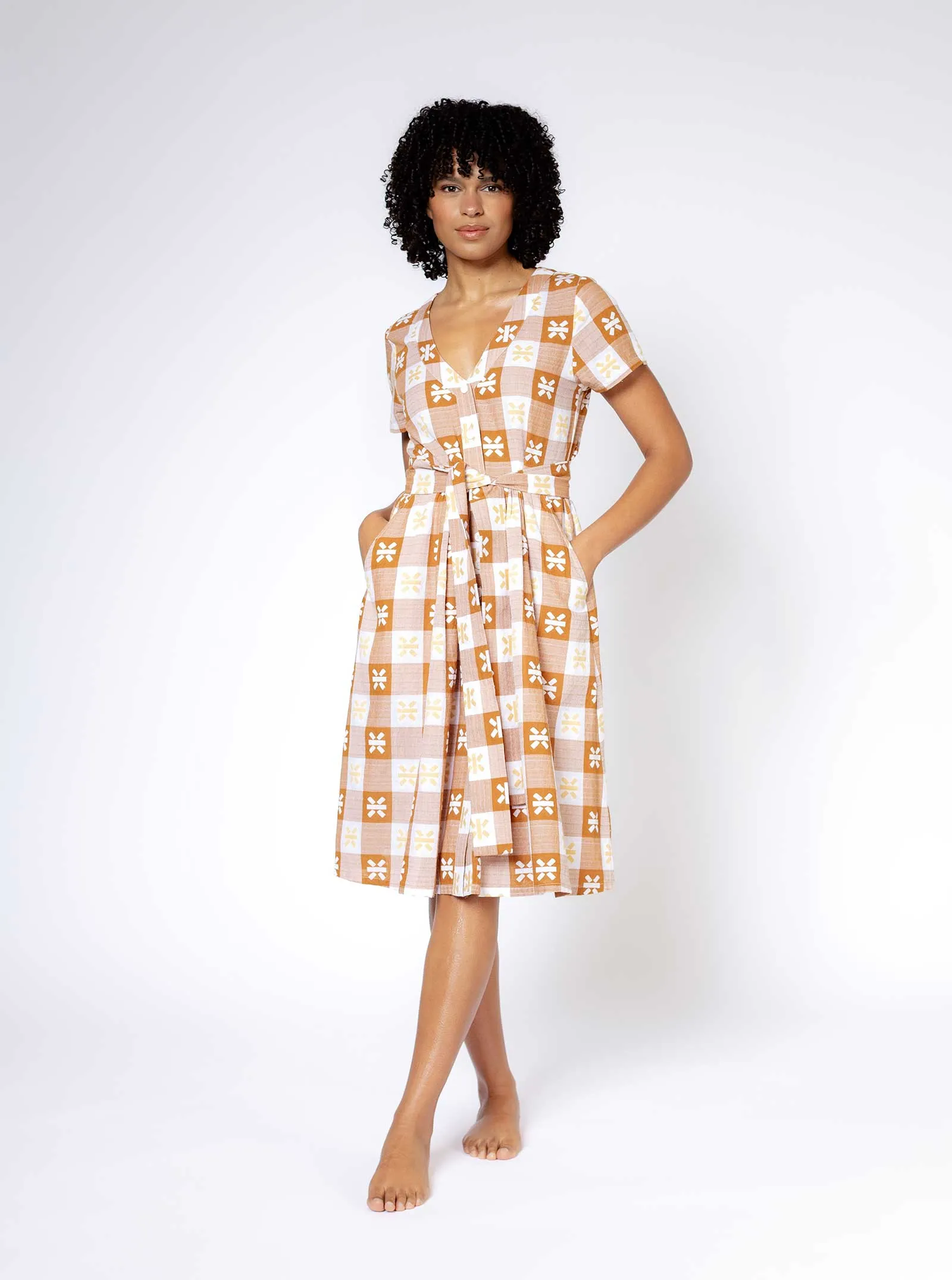 sample sale | miranda dress tanlines | XXS-3X sold by Ace & Jig product image thumbnail 2