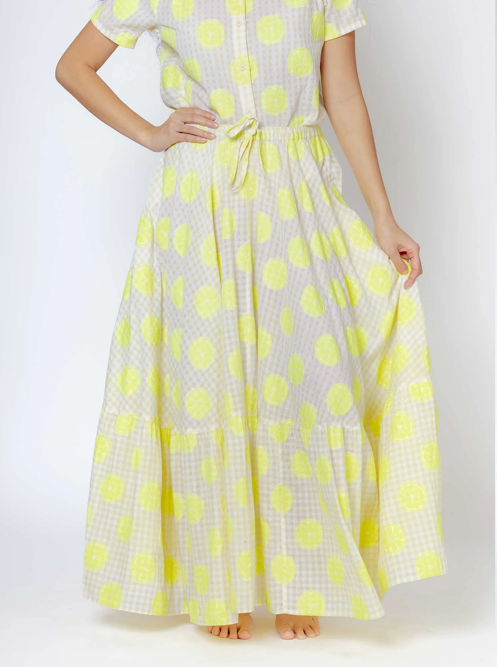 sample sale | friday skirt lemonade | XL sold by Ace & Jig product image thumbnail 2